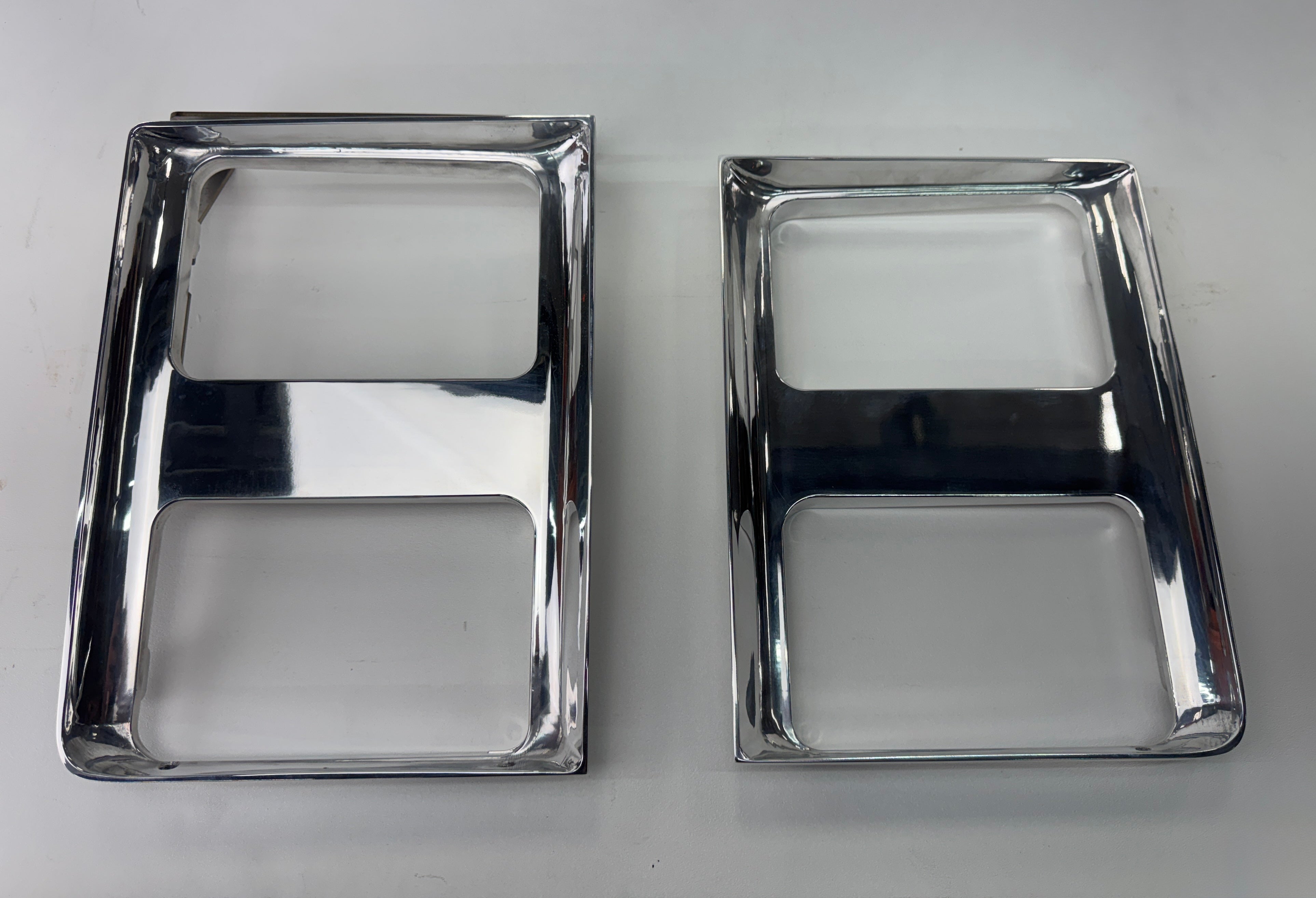 Billet Aluminum Headlight Bezels for 1985 1986 1987 GM trucks