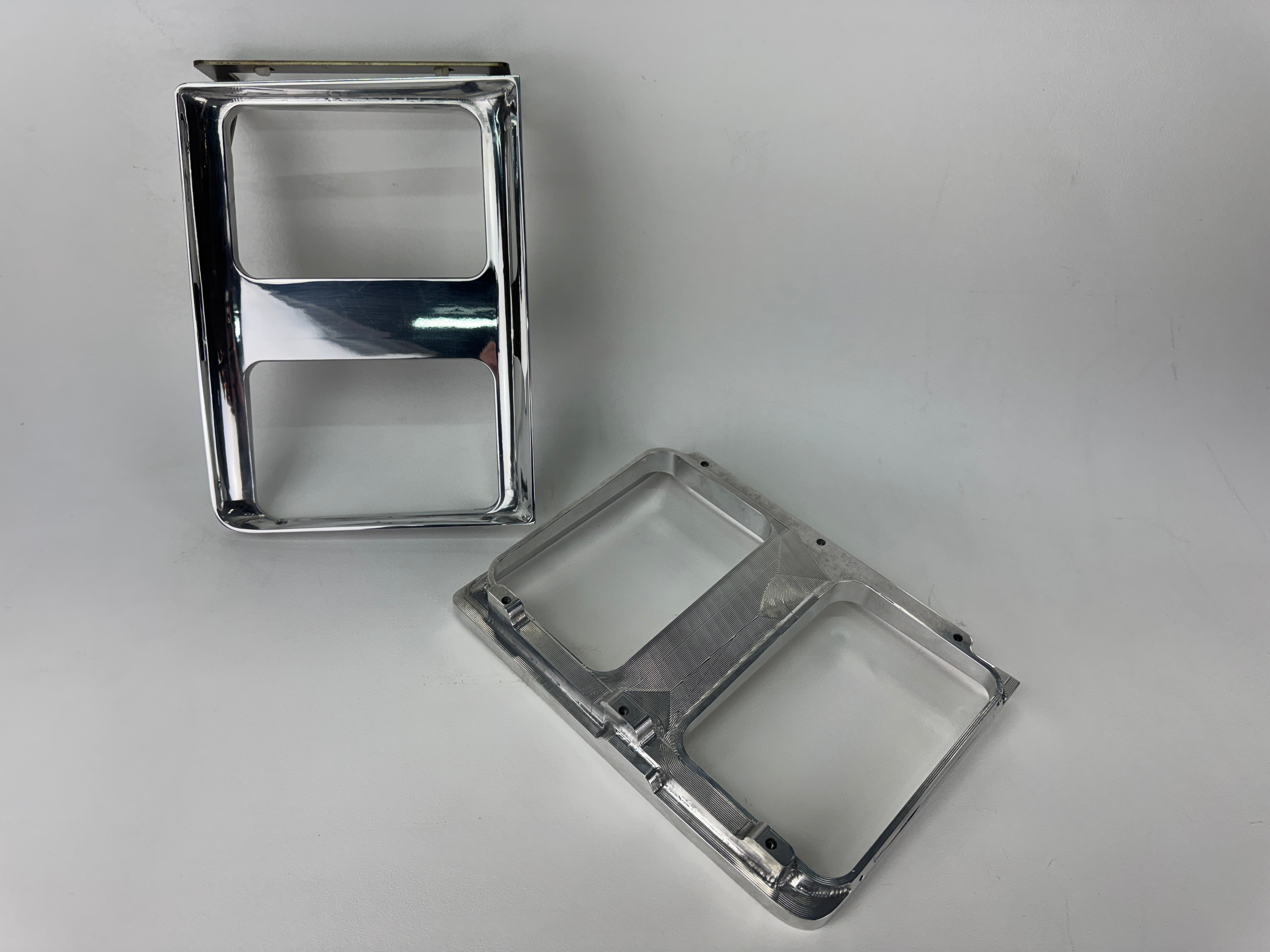 Billet Aluminum Headlight Bezels 1985-87 Chevrolet Truck