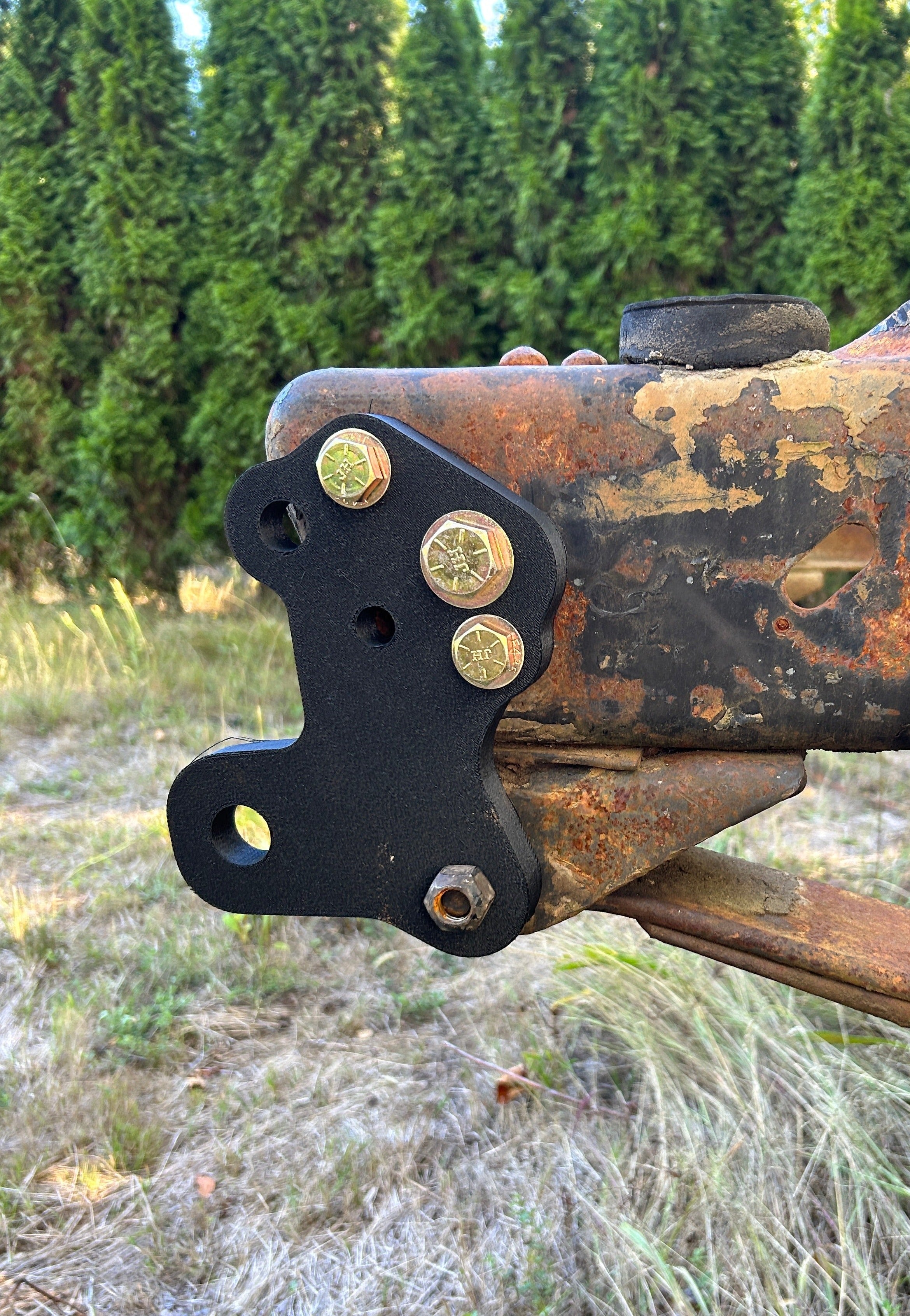 67-77 Ford High-boy style truck shackle bracket tow hooks | Engineered Vintage | Custom Winch Mounts & Recovery For Classic Trucks