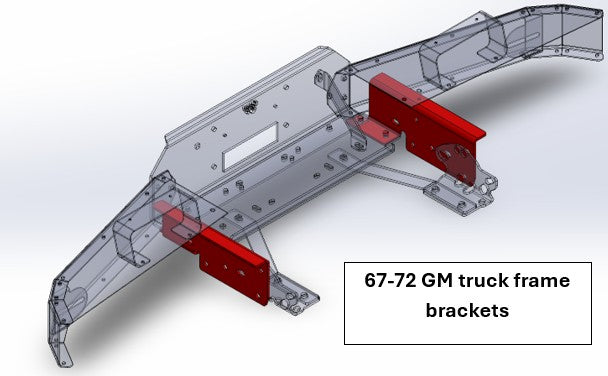 'GOAT' bumper - Winch Bumper Mounting Brackets
