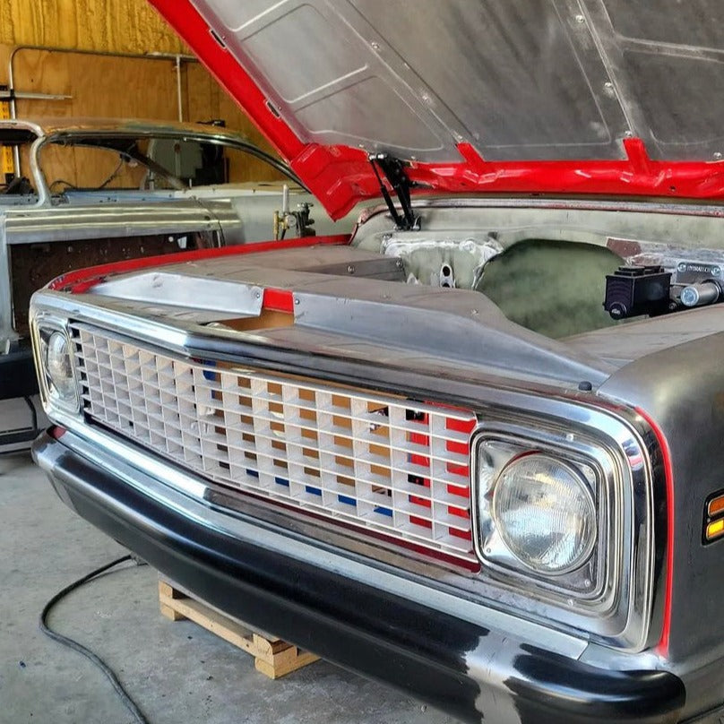 Grille AF (Aluminum Fabricated) 1971-72 Chevrolet Truck | Engineered Vintage | Custom Grilles for Classic Trucks