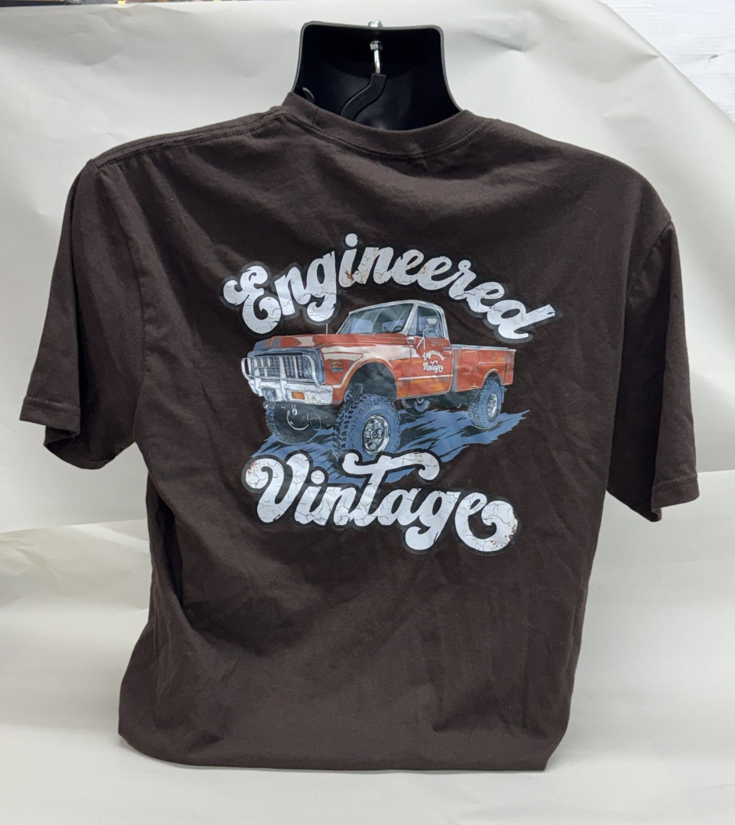 Engineered Vintage Beer Bottle Bronze Shirt