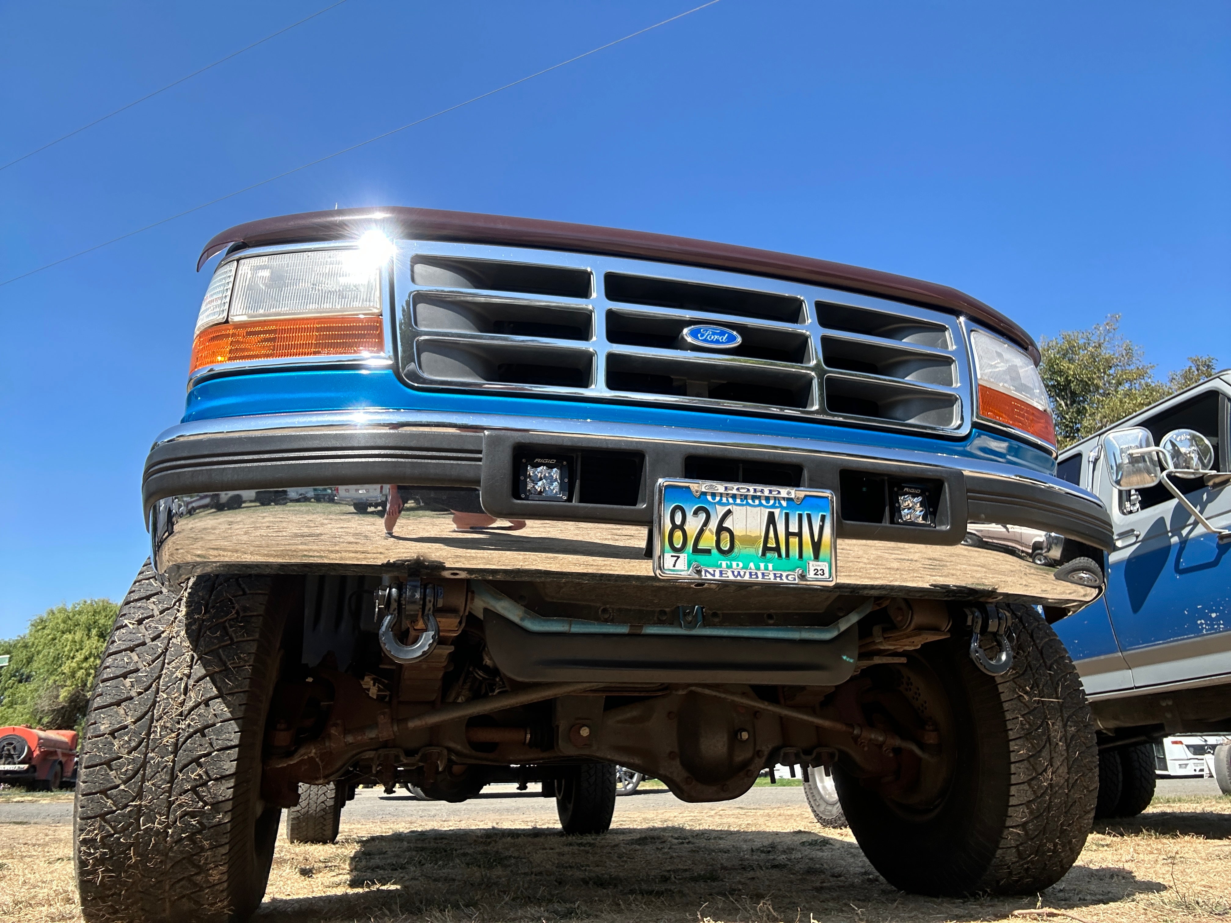 1992-1996/97 OBS F250 & F350 Ford truck Shackle Bracket Tow Hooks