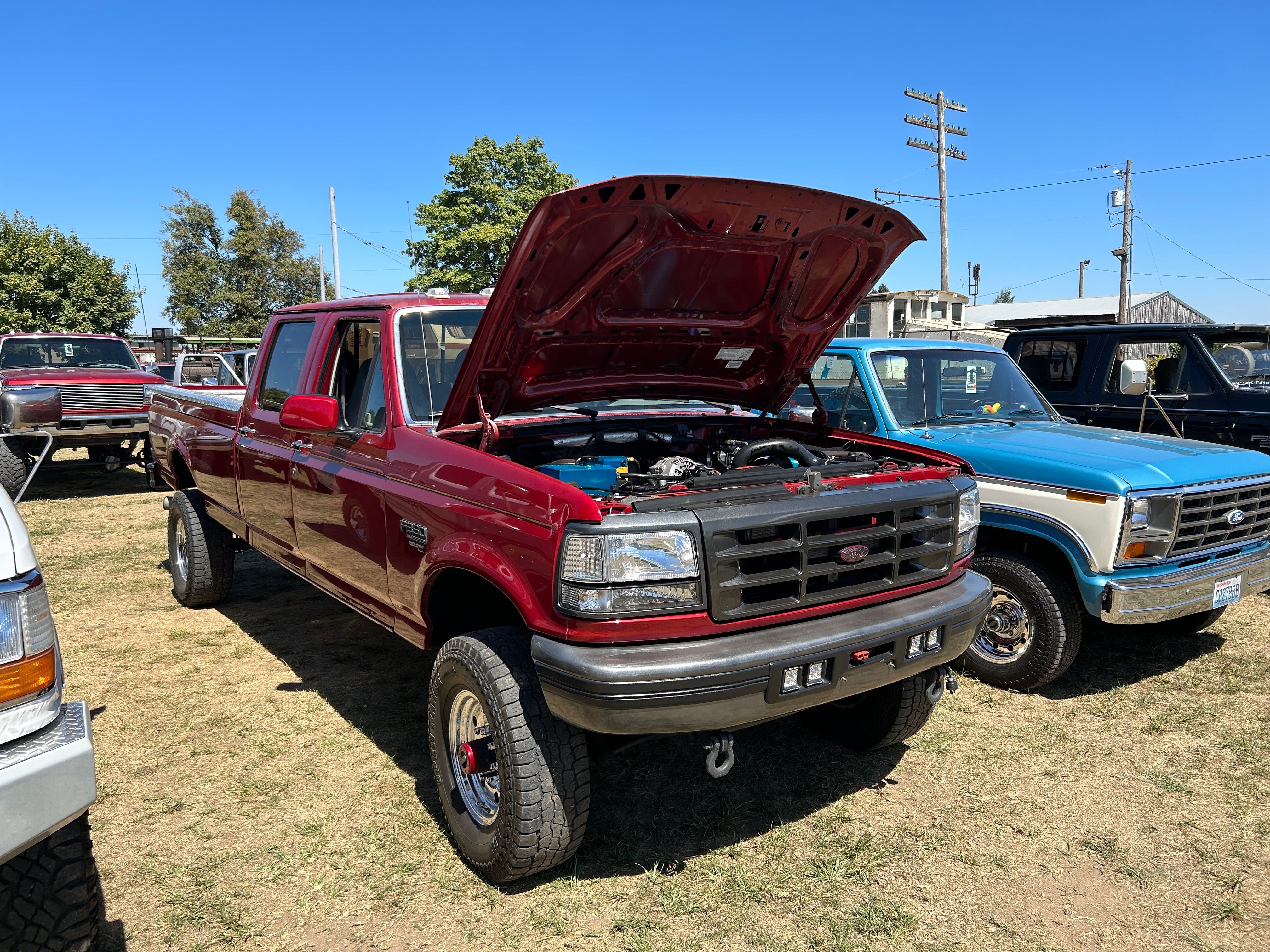 1992-1996/97 OBS F250 & F350 Ford truck Shackle Bracket Tow Hooks
