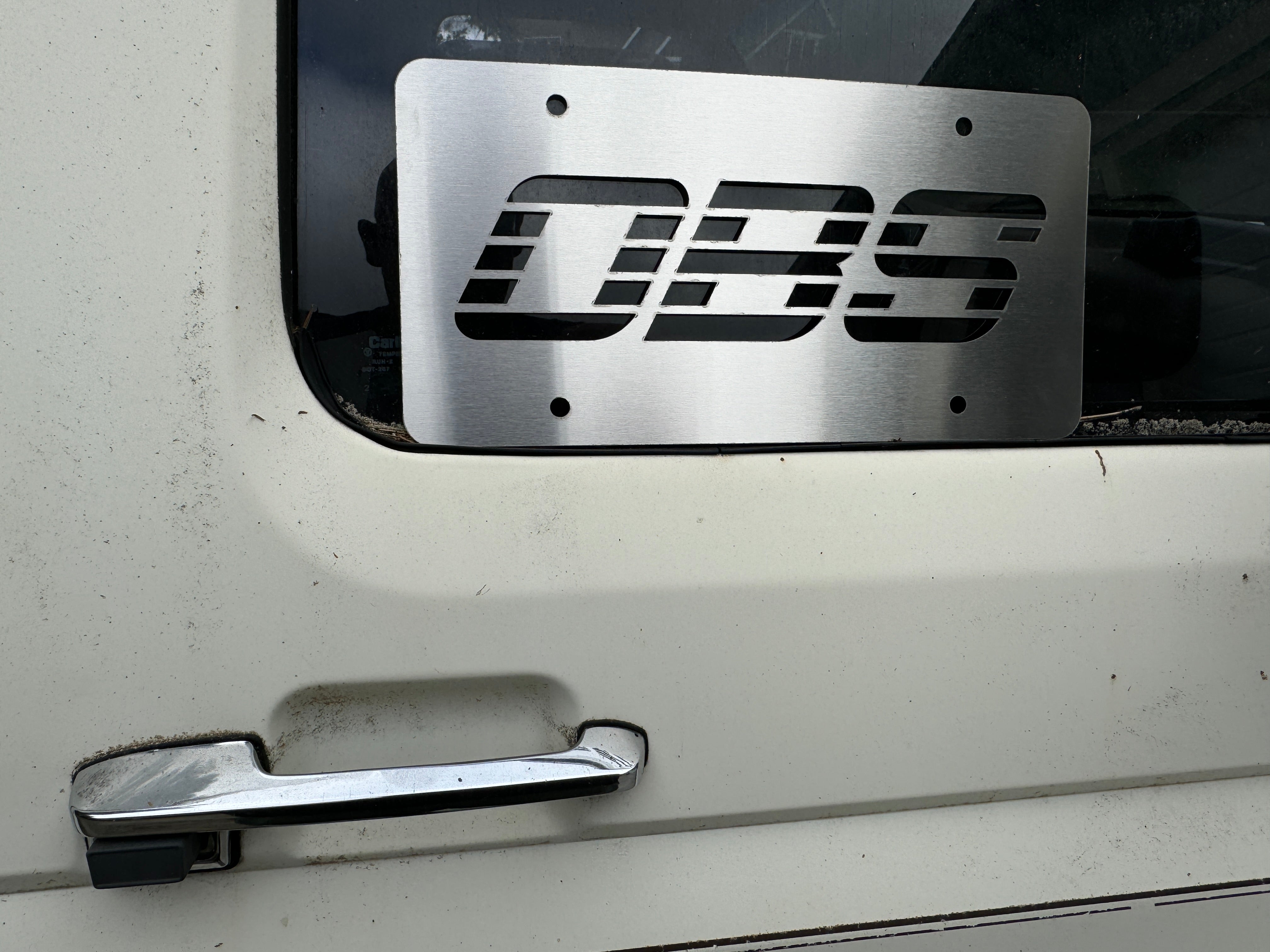 Brushed Stainless OBS License Plate