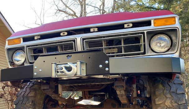 The 'GOAT' winch bumper | Engineered Vintage | Custom Winch Mounts & Recovery For Classic Trucks