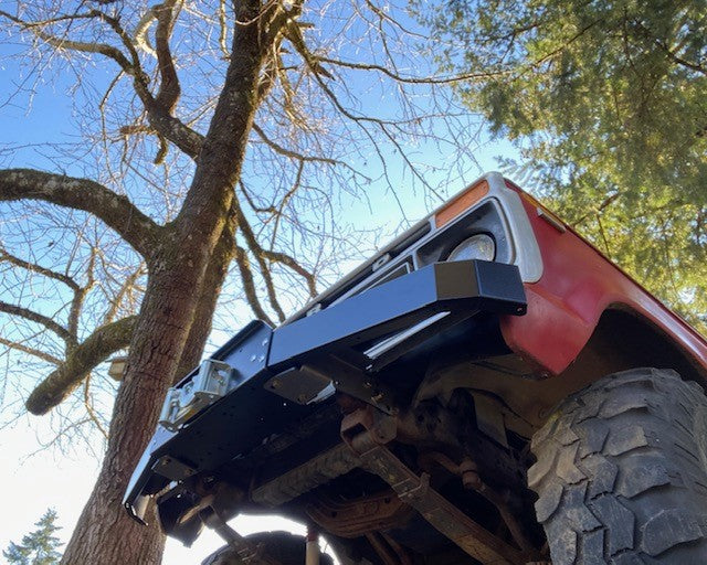 The 'GOAT' winch bumper | Engineered Vintage | Custom Winch Mounts & Recovery For Classic Trucks
