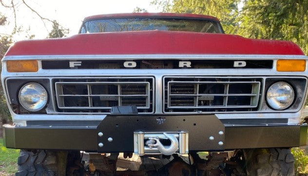 The 'GOAT' winch bumper | Engineered Vintage | Custom Winch Mounts & Recovery For Classic Trucks
