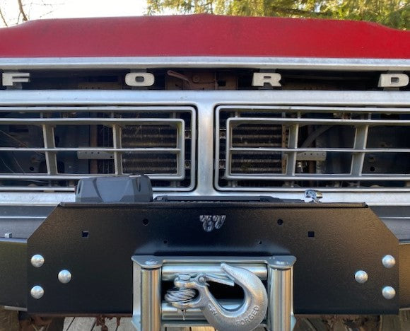 The 'GOAT' winch bumper | Engineered Vintage | Custom Winch Mounts & Recovery For Classic Trucks