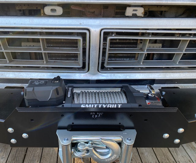 The 'GOAT' winch bumper | Engineered Vintage | Custom Winch Mounts & Recovery For Classic Trucks