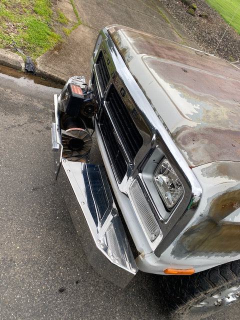 The 'GOAT' winch bumper | Engineered Vintage | Custom Winch Mounts & Recovery For Classic Trucks