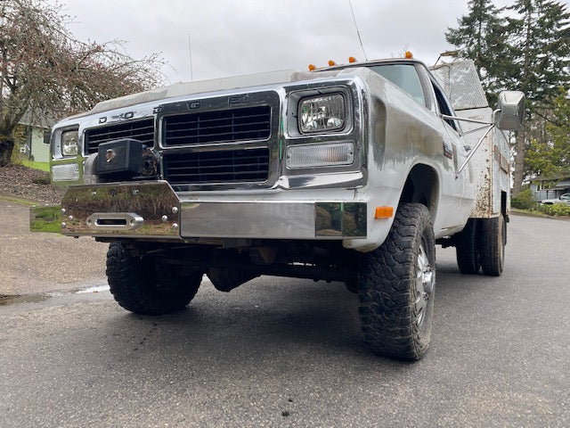 The 'GOAT' winch bumper | Engineered Vintage | Custom Winch Mounts & Recovery For Classic Trucks