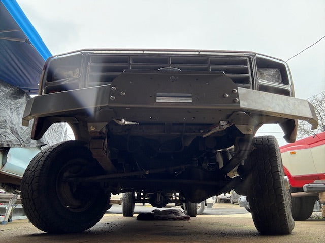 The 'GOAT' winch bumper | Engineered Vintage | Custom Winch Mounts & Recovery For Classic Trucks