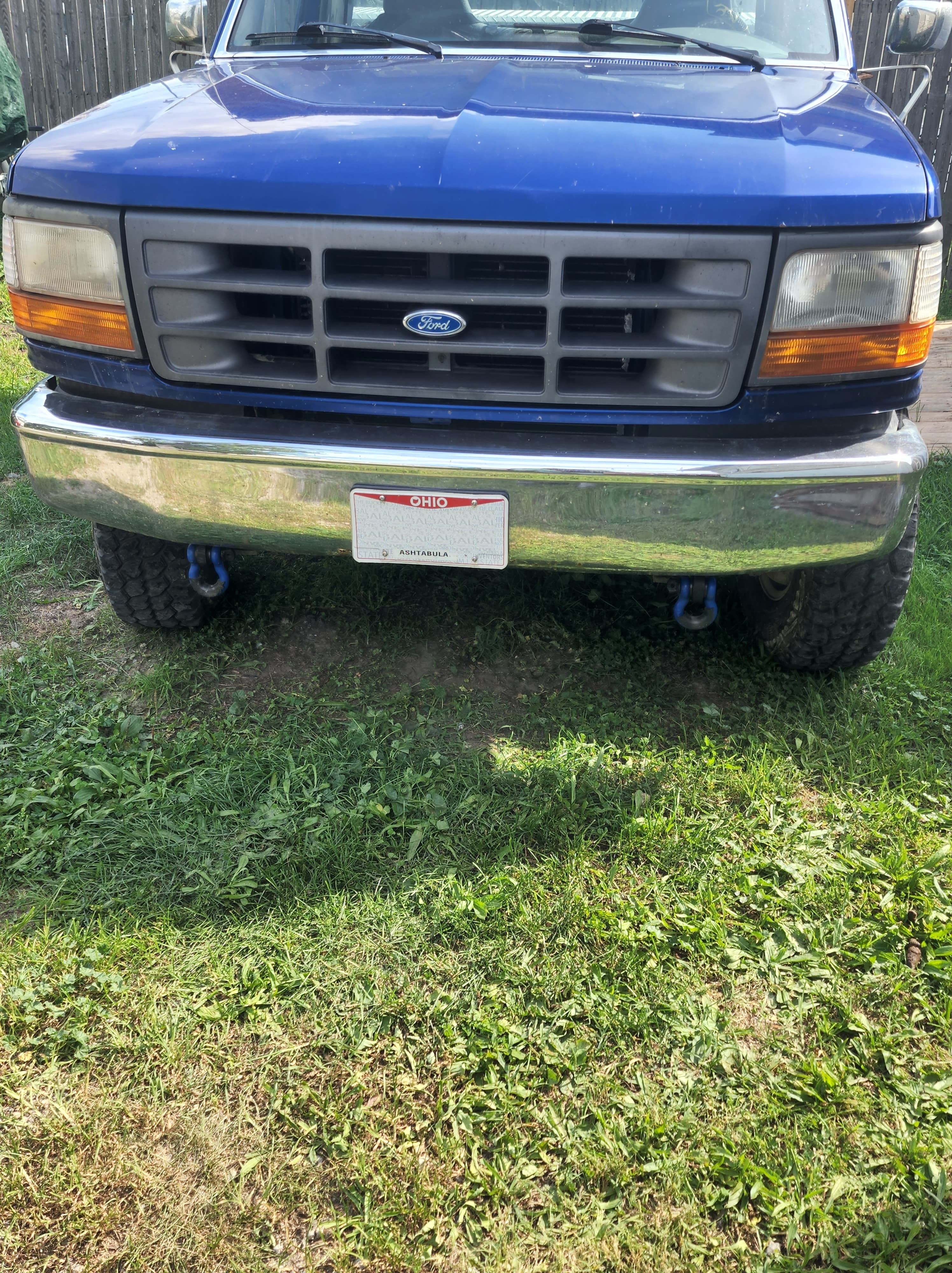 1992-1996/97 OBS Ford truck Shackle Bracket Tow Hooks | Engineered Vintage | Custom Winch Mounts & Recovery For Classic Trucks