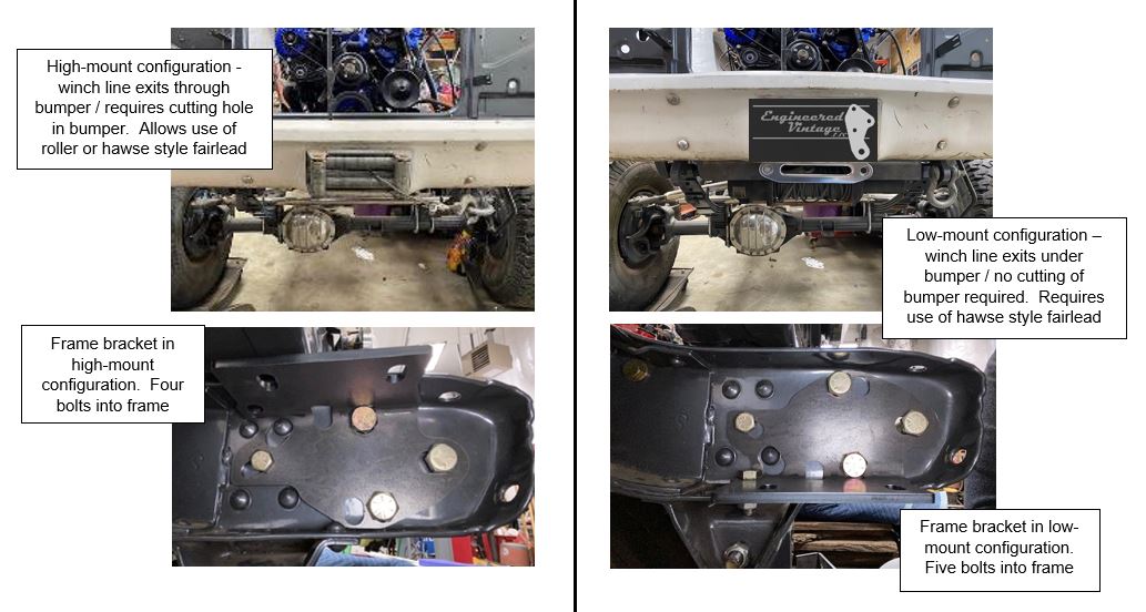 1967-1972 GM truck Behind Bumper Winch Mount (BBWM) | Engineered Vintage | Custom Winch Mounts & Recovery For Classic Trucks