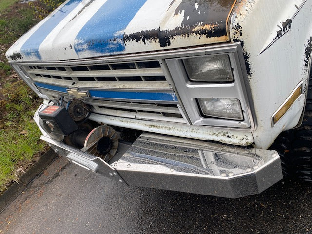 The 'GOAT' winch bumper | Engineered Vintage | Custom Winch Mounts & Recovery For Classic Trucks