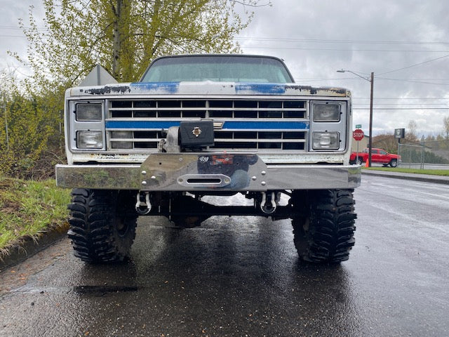 The 'GOAT' winch bumper | Engineered Vintage | Custom Winch Mounts & Recovery For Classic Trucks