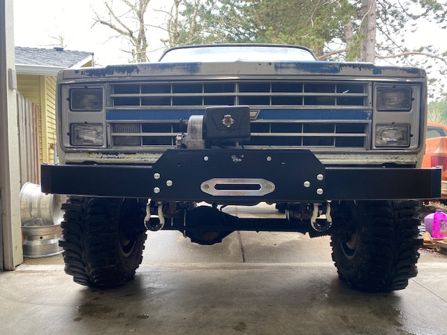 The 'GOAT' winch bumper | Engineered Vintage | Custom Winch Mounts & Recovery For Classic Trucks