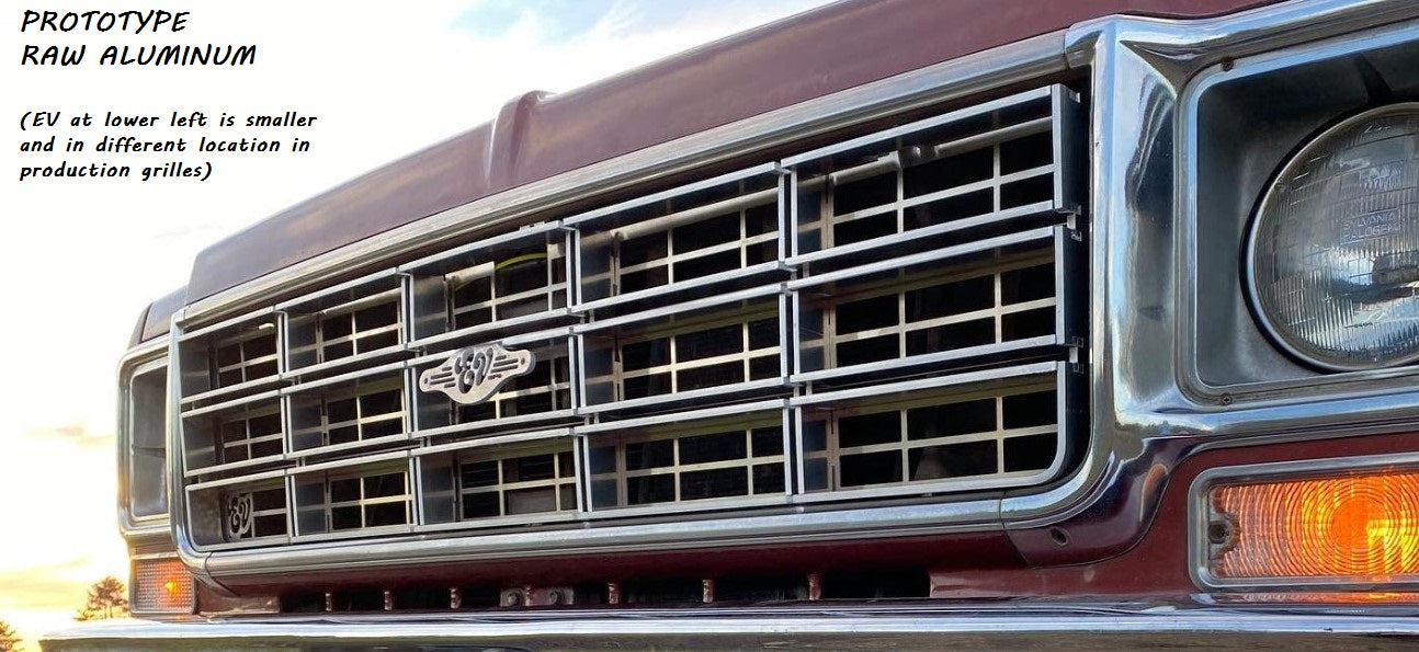 Grille AF (Aluminum Fabricated) 1977-79 Chevrolet Truck | Engineered Vintage | Custom Grilles for Classic Trucks