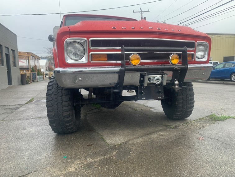 1967-1972 GM truck Behind Bumper Winch Mount (BBWM) | Engineered Vintage | Custom Winch Mounts & Recovery For Classic Trucks