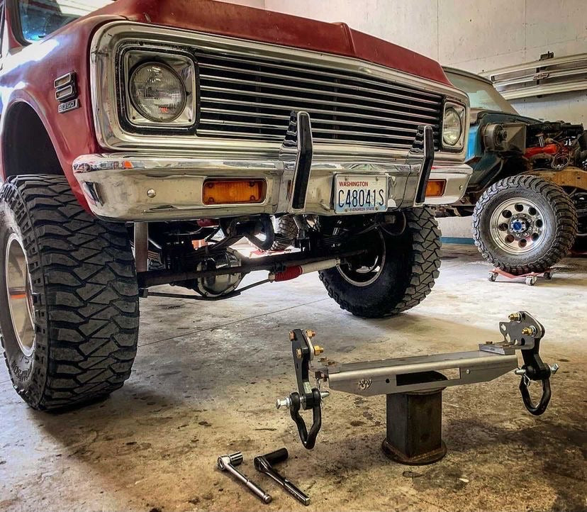 1967-1972 GM truck Behind Bumper Winch Mount (BBWM) | Engineered Vintage | Custom Winch Mounts & Recovery For Classic Trucks