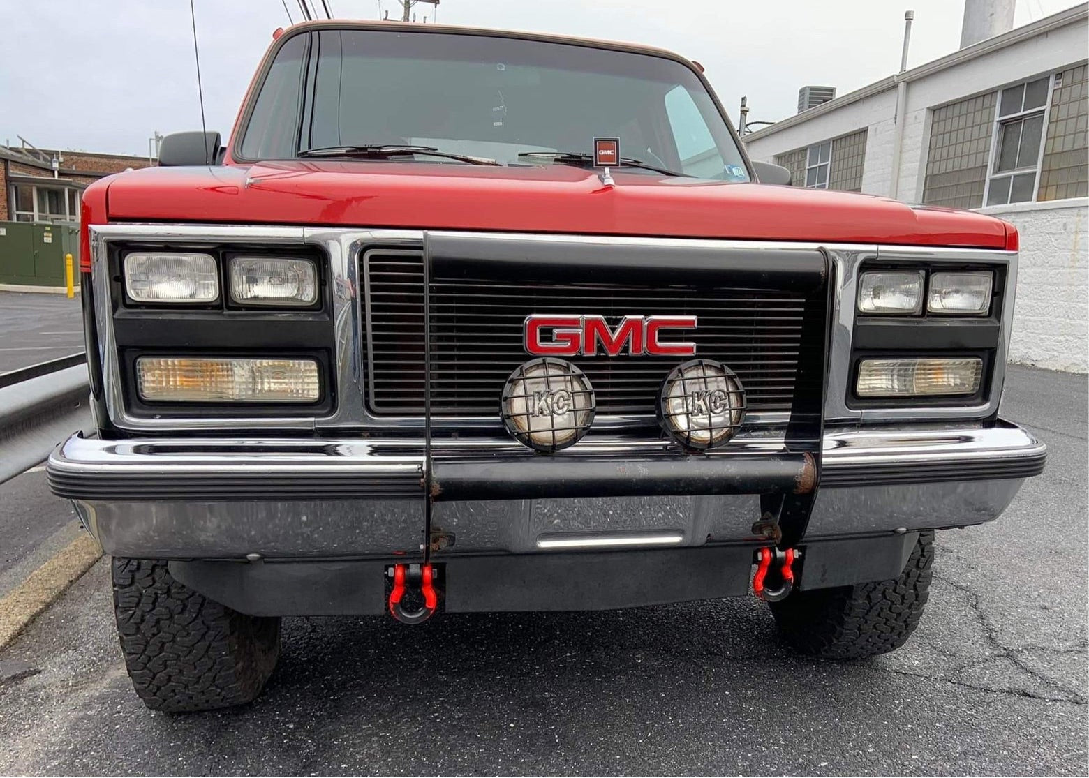 1981-1987 (-'91 K5/Sub/Crew) GM truck Shackle Bracket tow hooks | Engineered Vintage | Custom Winch Mounts & Recovery For Classic Trucks