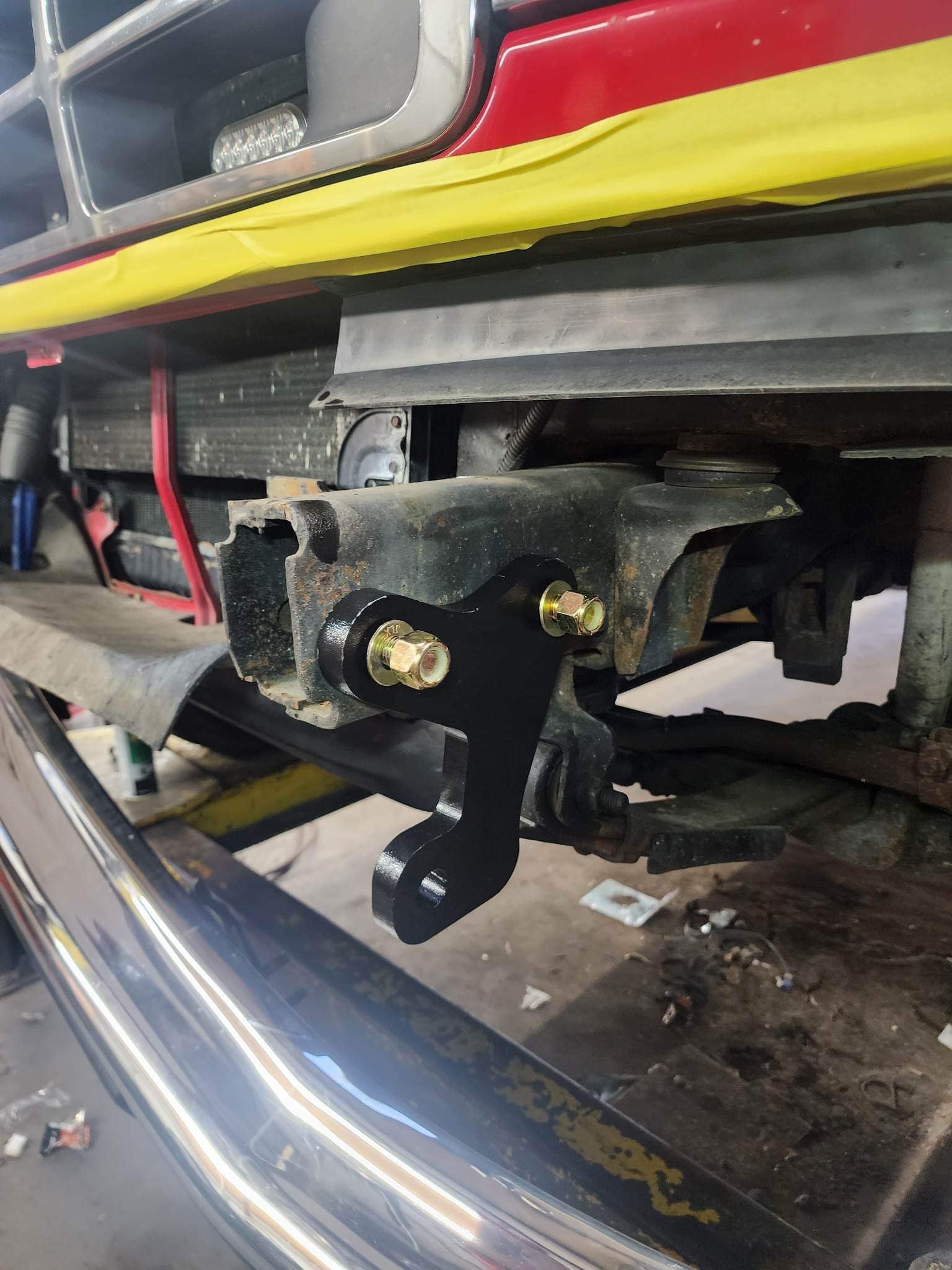 1992-1996/97 OBS Ford truck Shackle Bracket Tow Hooks | Engineered Vintage | Custom Winch Mounts & Recovery For Classic Trucks