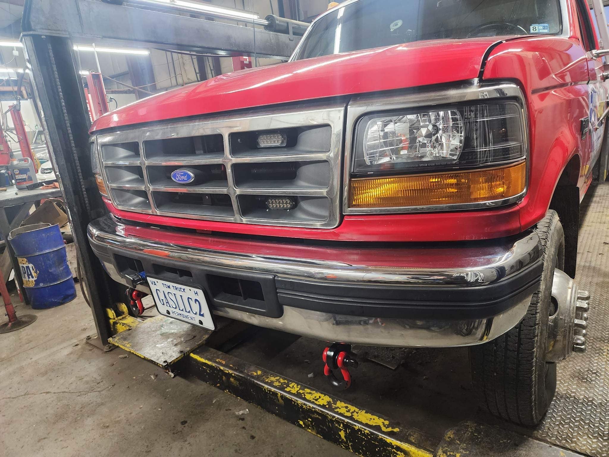 1992-1996/97 OBS Ford truck Shackle Bracket Tow Hooks | Engineered Vintage | Custom Winch Mounts & Recovery For Classic Trucks