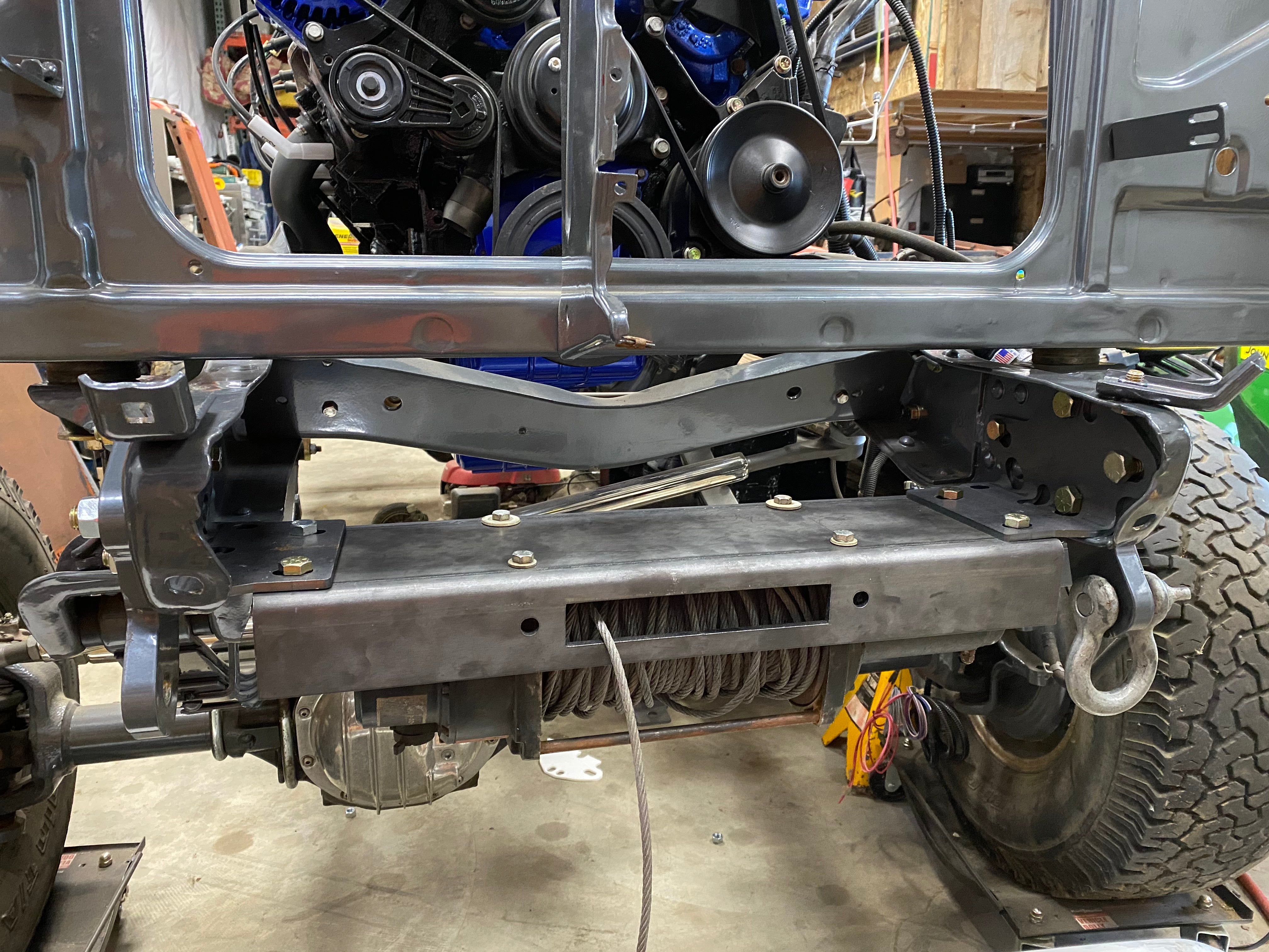 1967-1972 GM truck Behind Bumper Winch Mount (BBWM) | Engineered Vintage | Custom Winch Mounts & Recovery For Classic Trucks