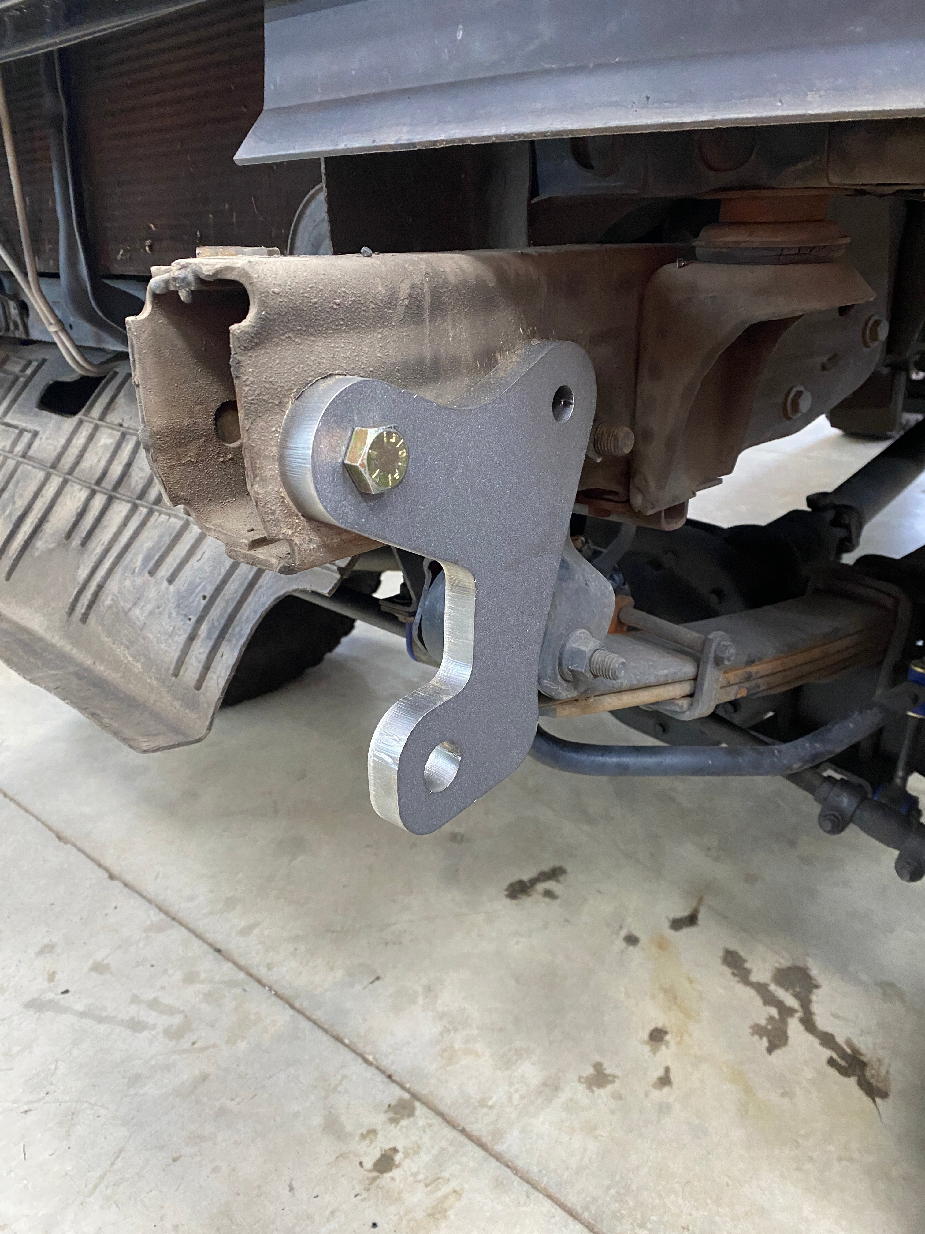 1992-1996/97 OBS Ford truck Shackle Bracket Tow Hooks | Engineered Vintage | Custom Winch Mounts & Recovery For Classic Trucks