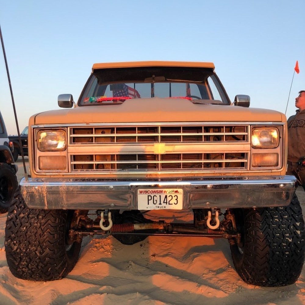 1981-1987 (-'91 K5/Sub/Crew) GM truck Shackle Bracket tow hooks | Engineered Vintage | Custom Winch Mounts & Recovery For Classic Trucks