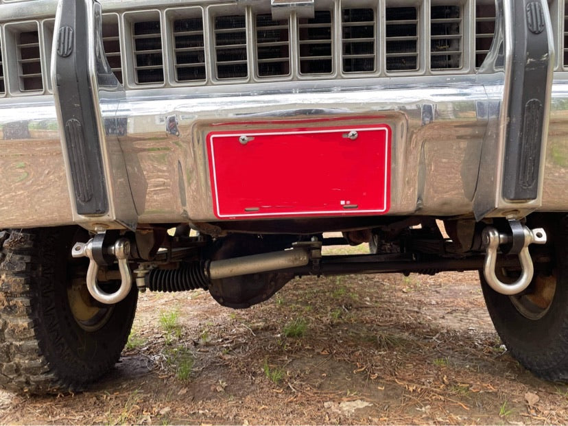 1981-1987 (-'91 K5/Sub/Crew) GM truck Shackle Bracket tow hooks | Engineered Vintage | Custom Winch Mounts & Recovery For Classic Trucks