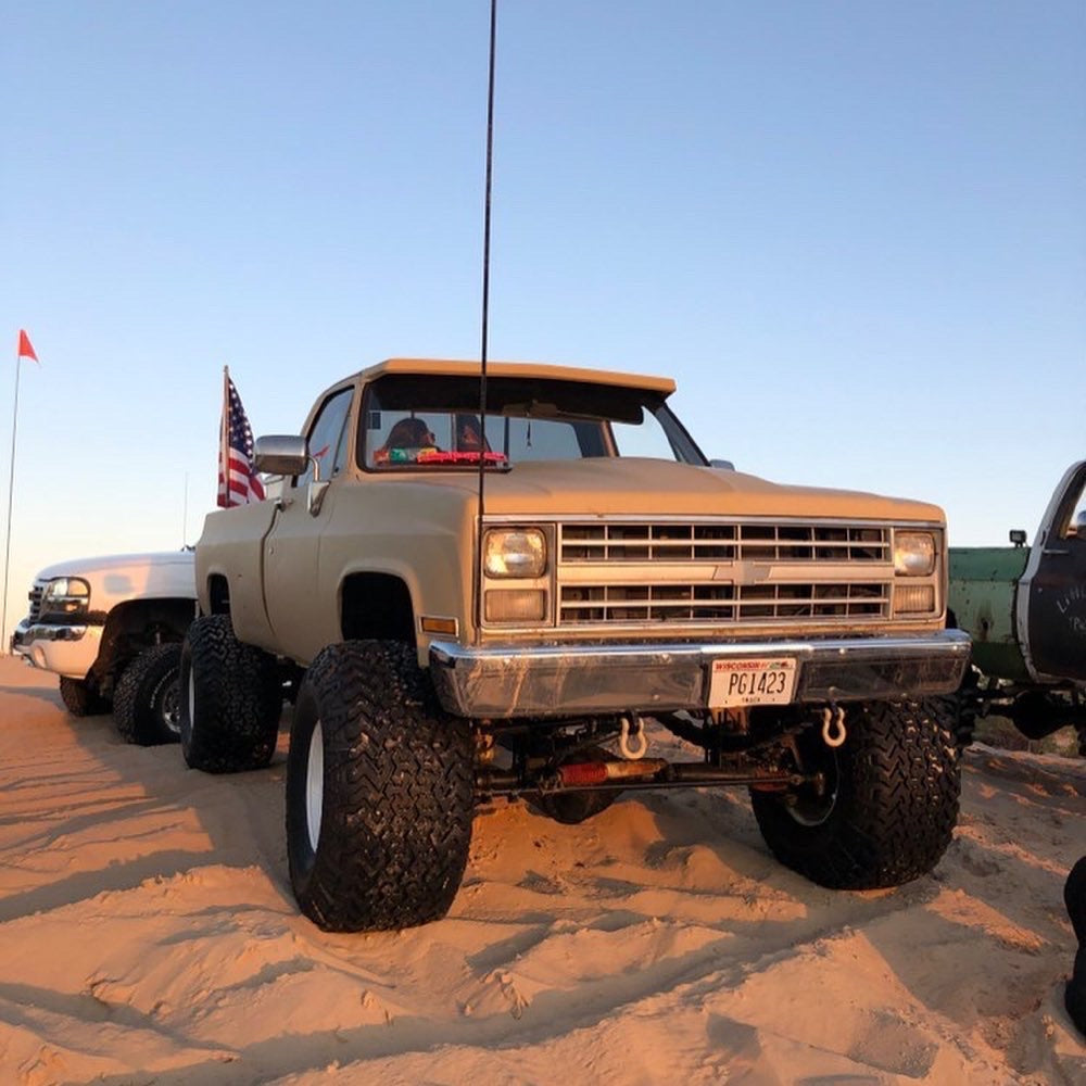 1981-1987 (-'91 K5/Sub/Crew) GM truck Shackle Bracket tow hooks | Engineered Vintage | Custom Winch Mounts & Recovery For Classic Trucks