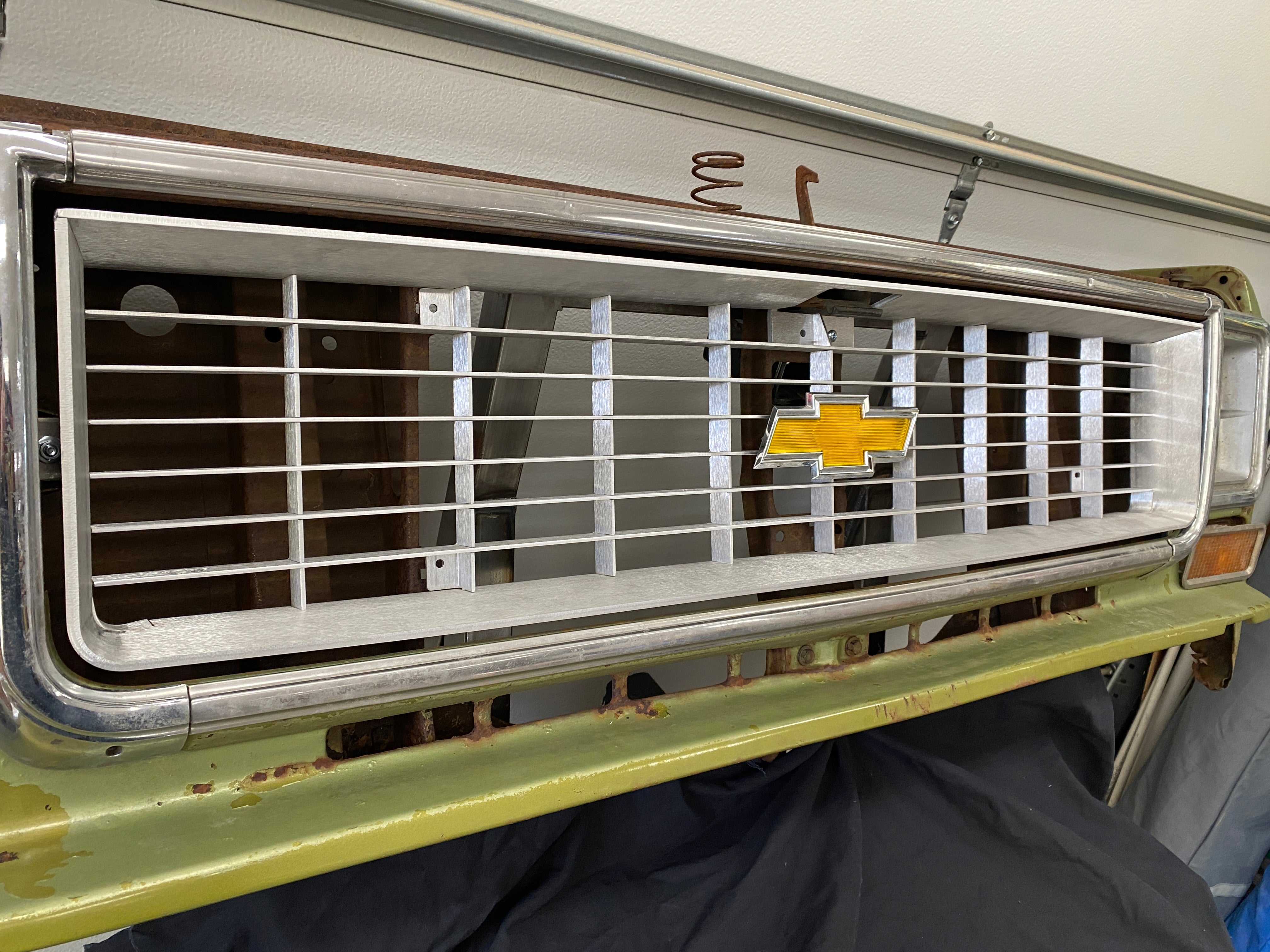 Grille AF (Aluminum Fabricated) 1973-74 Chevrolet Truck | Engineered Vintage | Custom Grilles for Classic Trucks