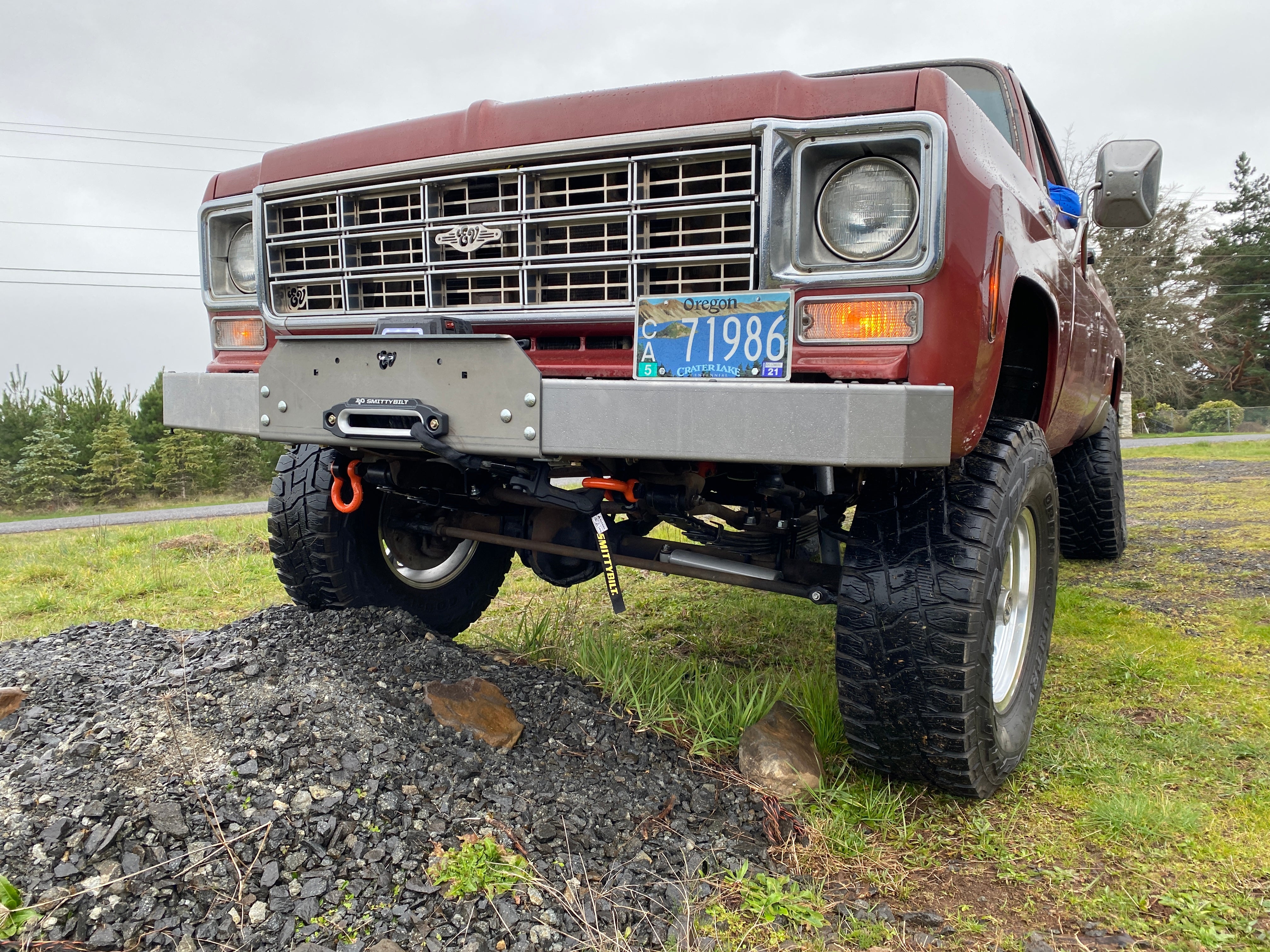 The 'GOAT' winch bumper | Engineered Vintage | Custom Winch Mounts & Recovery For Classic Trucks