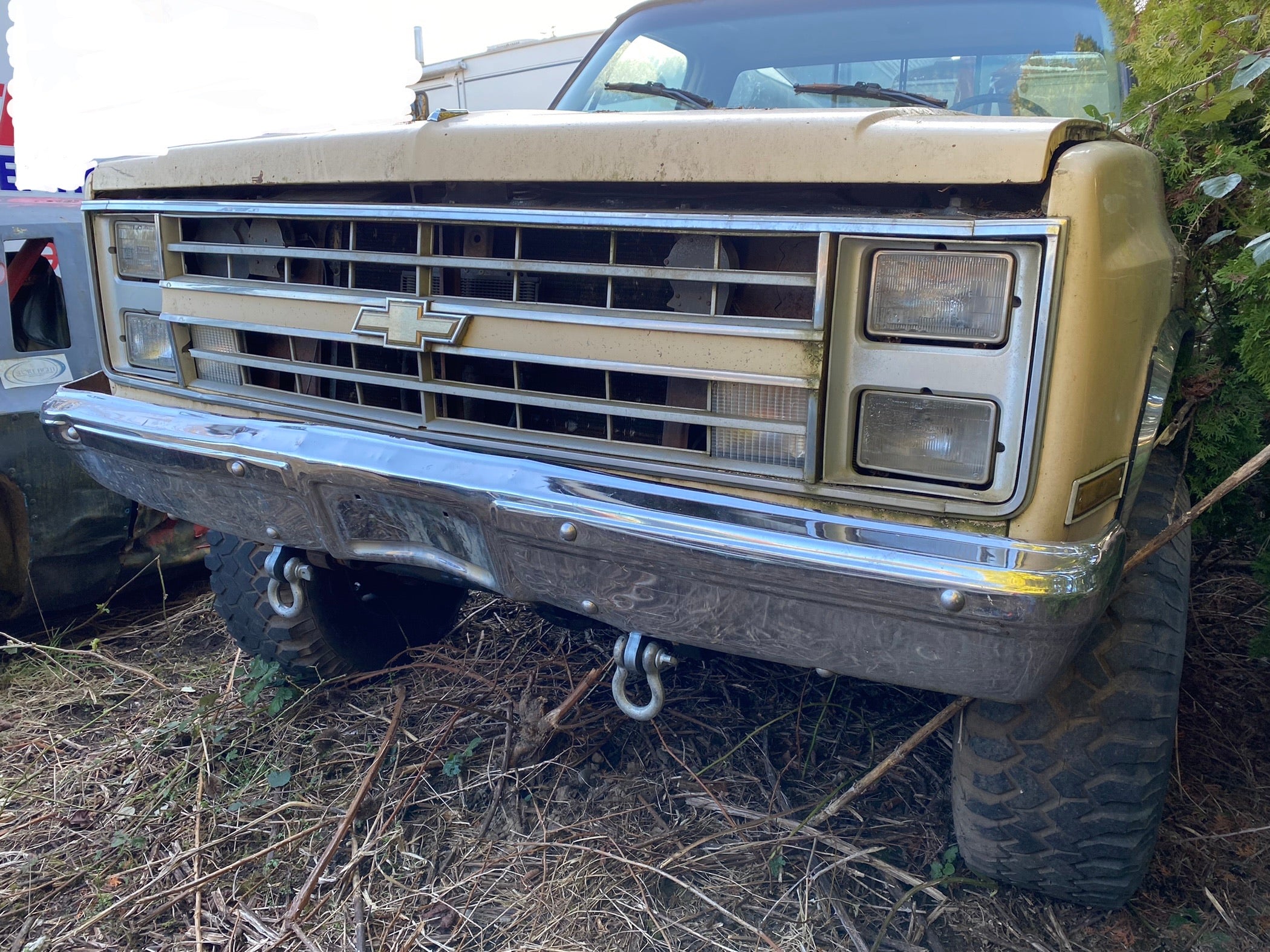 1981-1987 (-'91 K5/Sub/Crew) GM truck Shackle Bracket tow hooks | Engineered Vintage | Custom Winch Mounts & Recovery For Classic Trucks