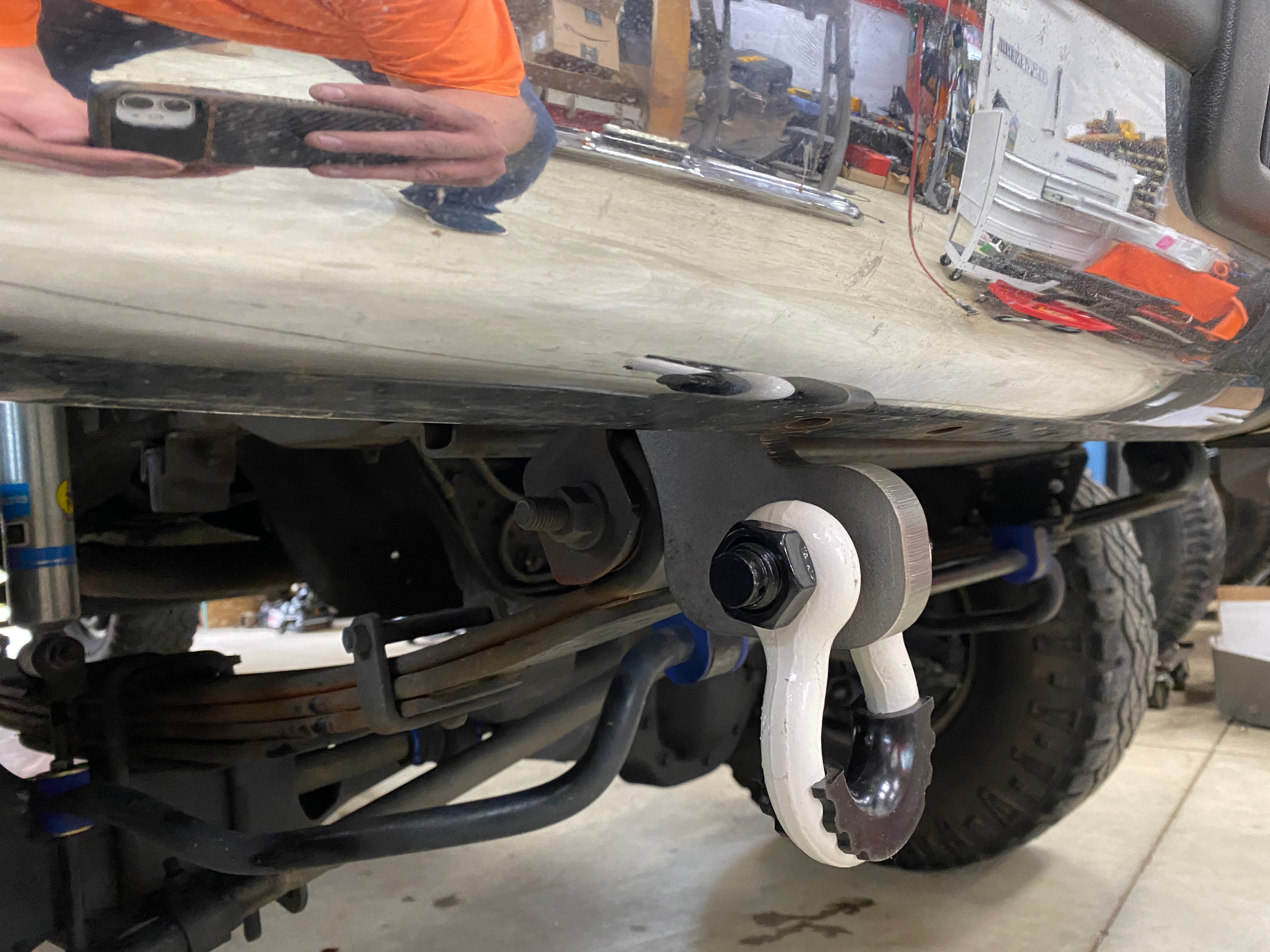 1992-1996/97 OBS Ford truck Shackle Bracket Tow Hooks | Engineered Vintage | Custom Winch Mounts & Recovery For Classic Trucks