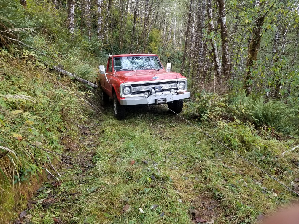 The 'GOAT' winch bumper | Engineered Vintage | Custom Winch Mounts & Recovery For Classic Trucks