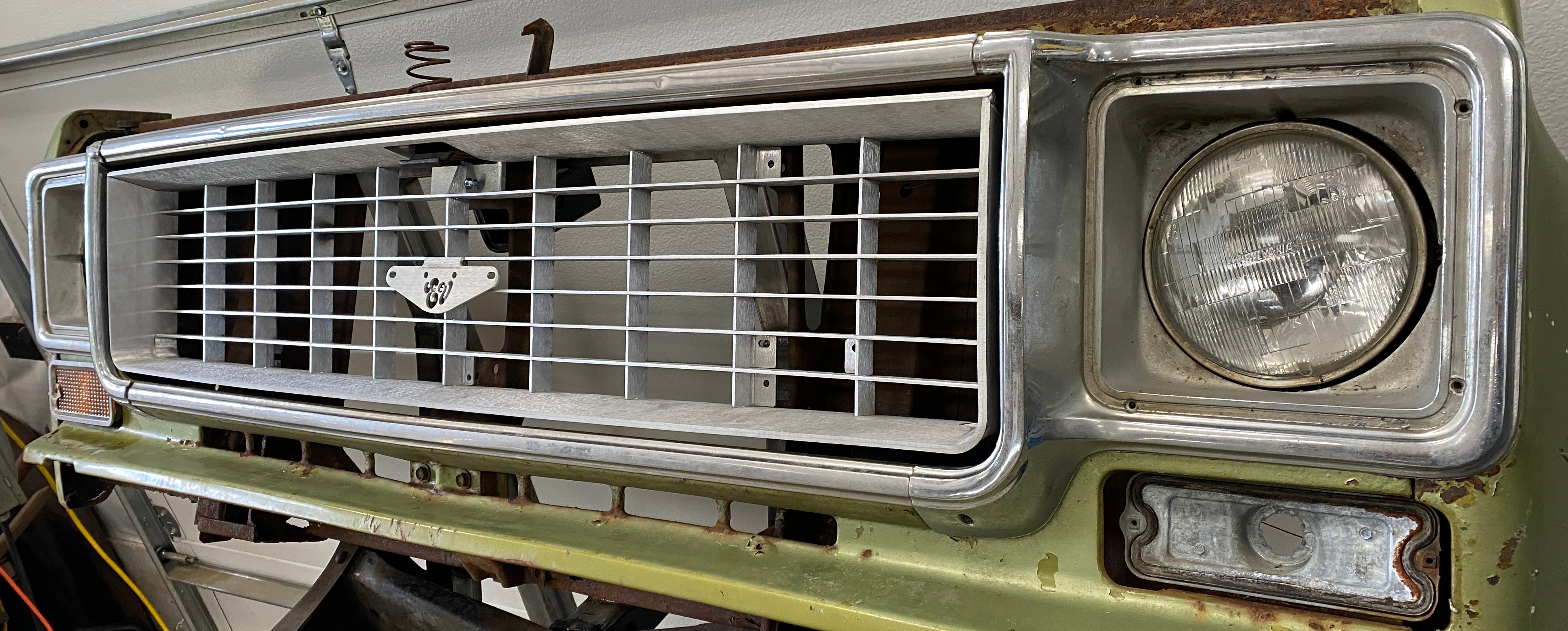 Grille AF (Aluminum Fabricated) 1973-74 Chevrolet Truck | Engineered Vintage | Custom Grilles for Classic Trucks