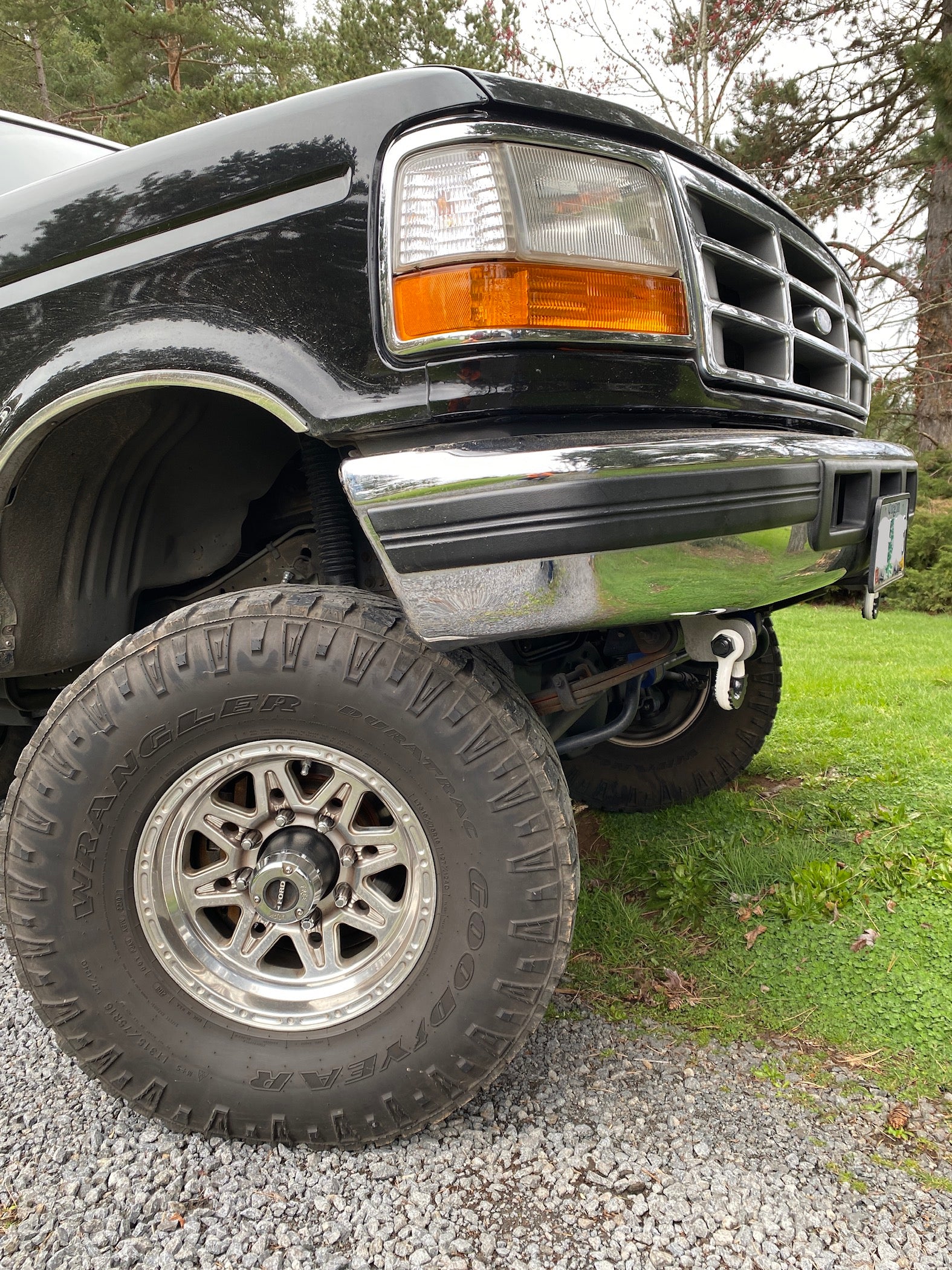 1992-1996/97 OBS Ford truck Shackle Bracket Tow Hooks | Engineered Vintage | Custom Winch Mounts & Recovery For Classic Trucks