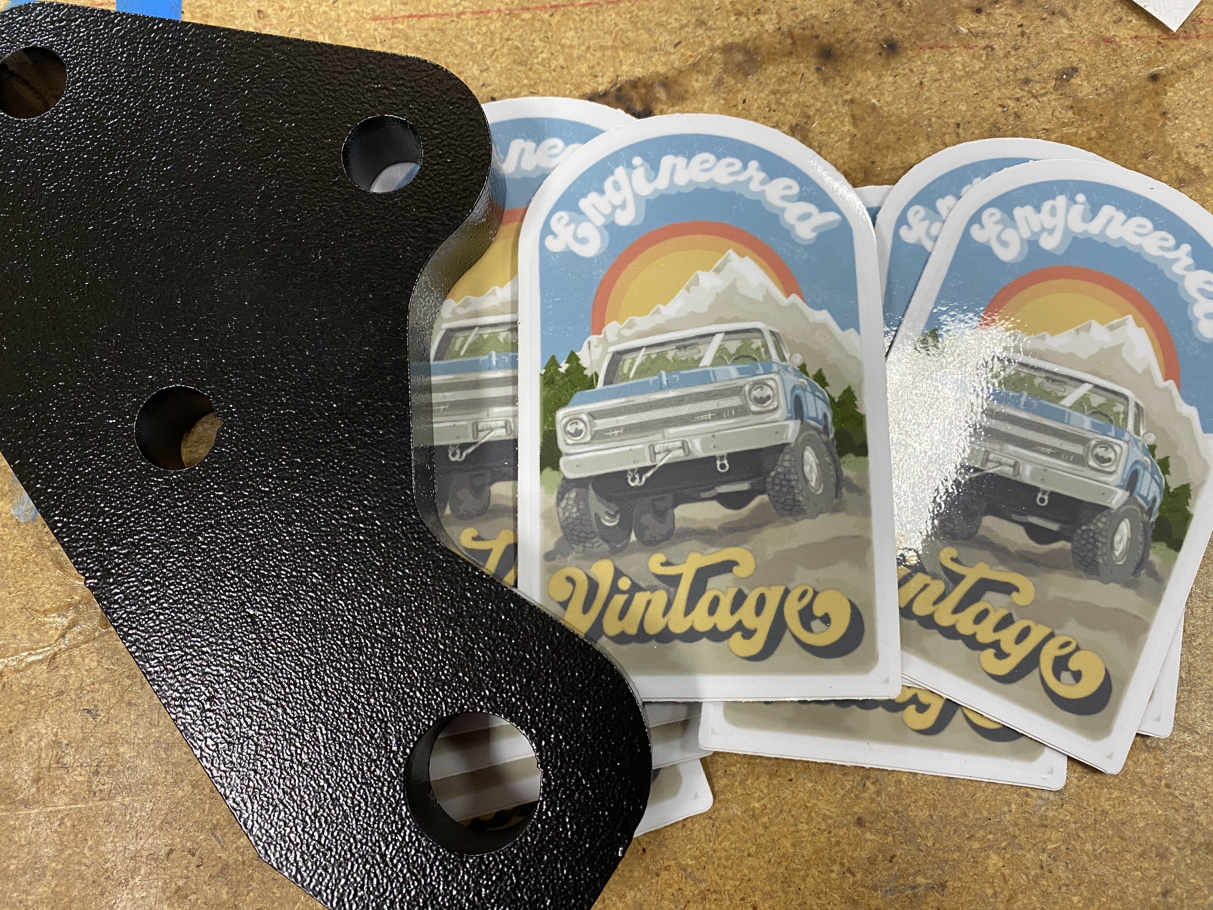Engineered Vintage Sticker | Engineered Vintage | Custom Winch Mounts & Recovery For Classic Trucks