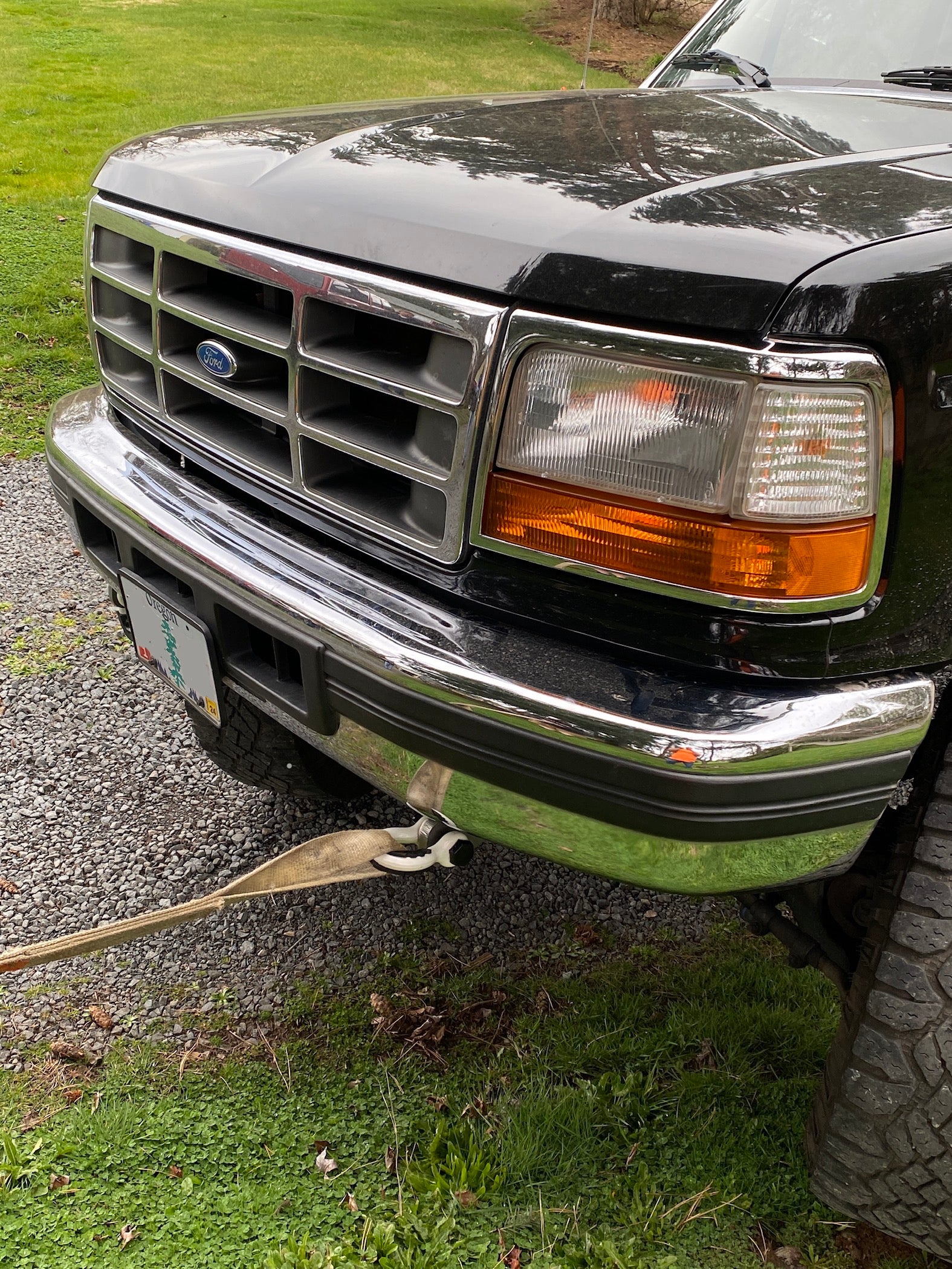 1992-1996/97 OBS Ford truck Shackle Bracket Tow Hooks | Engineered Vintage | Custom Winch Mounts & Recovery For Classic Trucks