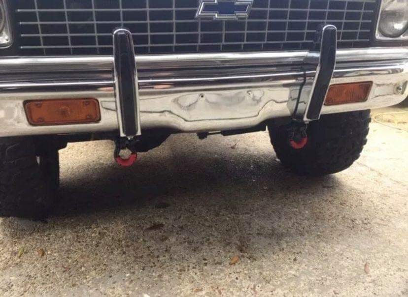 1967-1972 GM truck Shackle Bracket Tow Hooks | Engineered Vintage | Custom Winch Mounts & Recovery For Classic Trucks