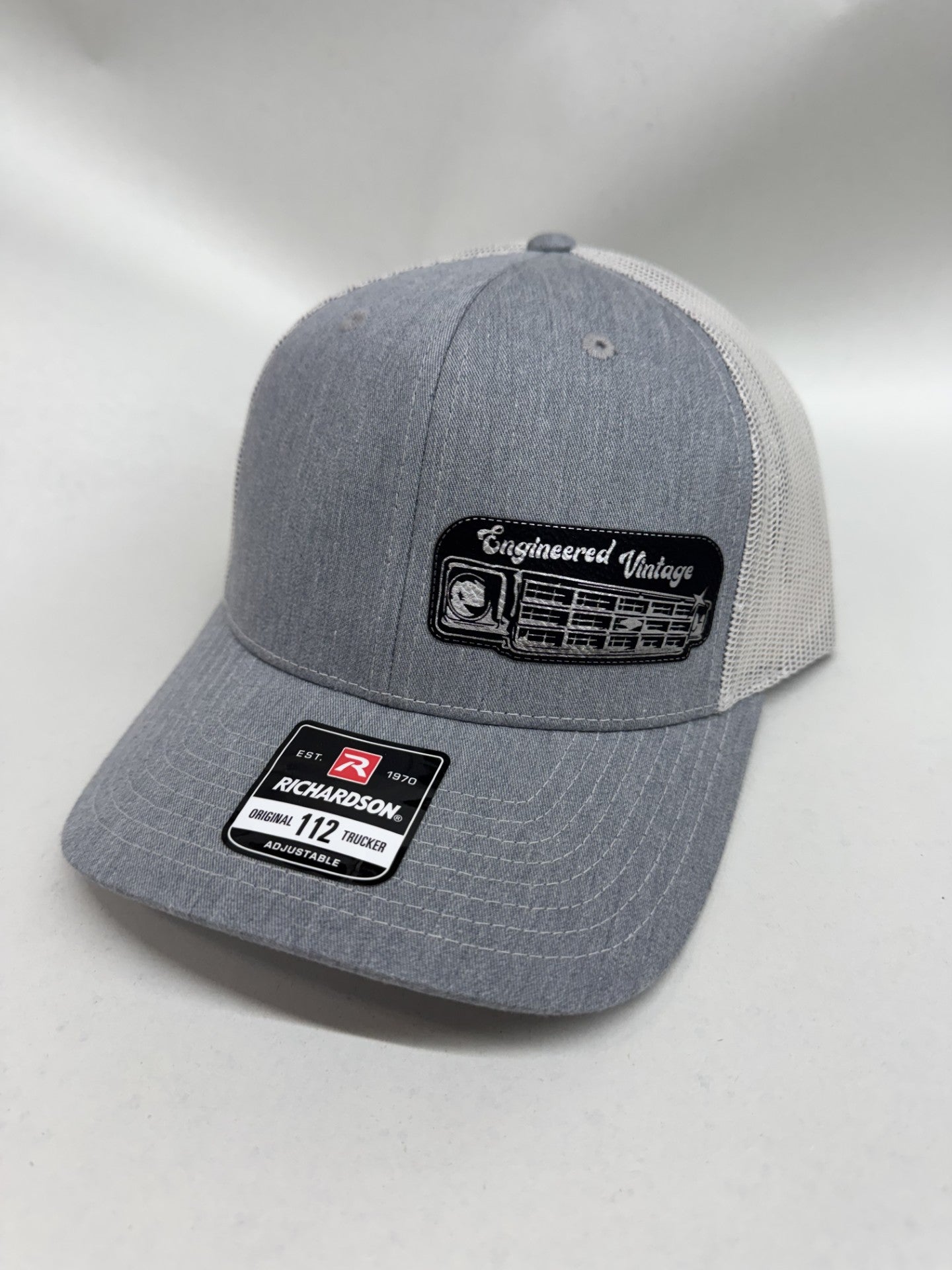 Engineered Vintage Leather Patch Square Body Hat