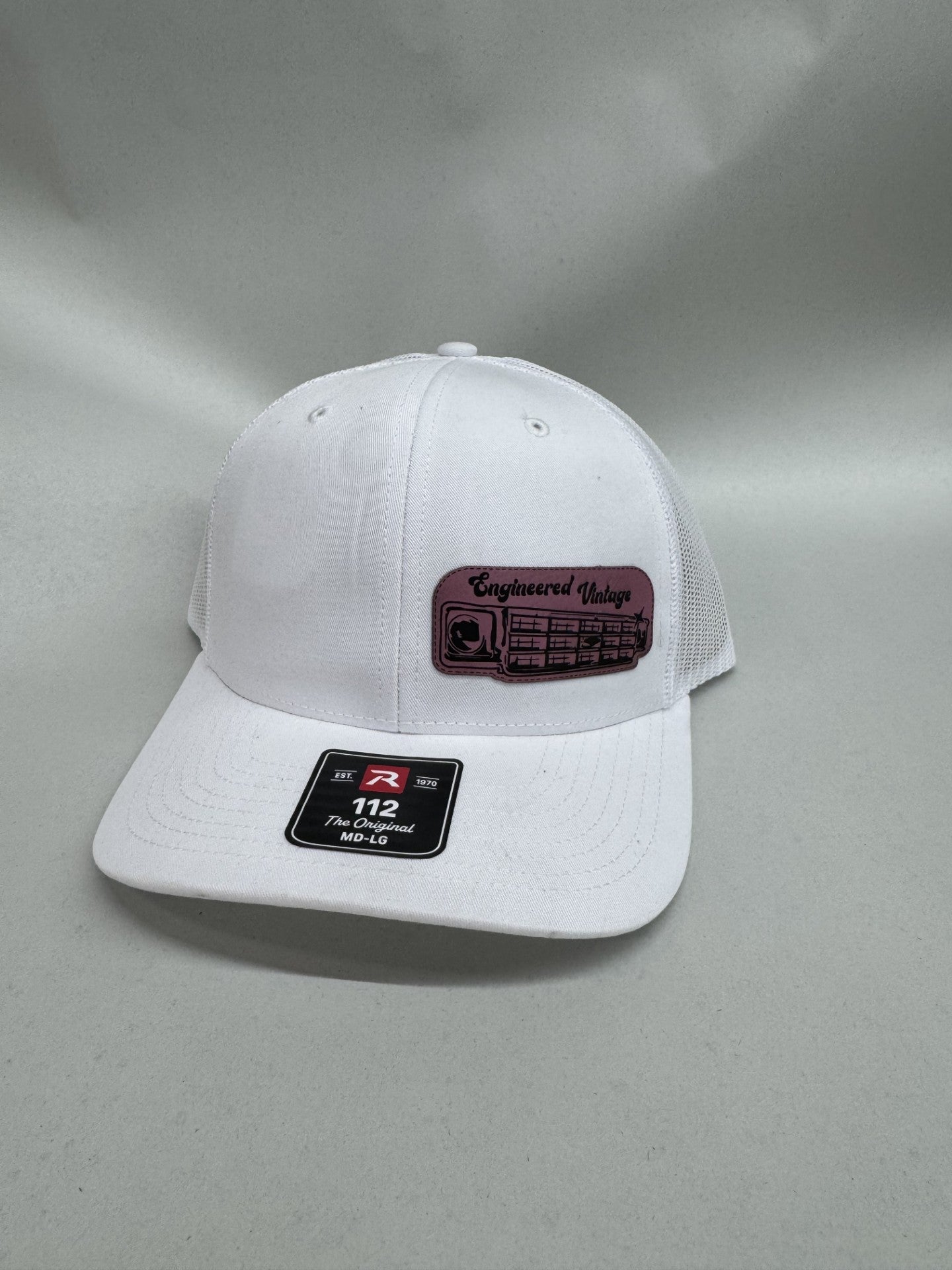 Engineered Vintage Leather Patch Square Body Hat
