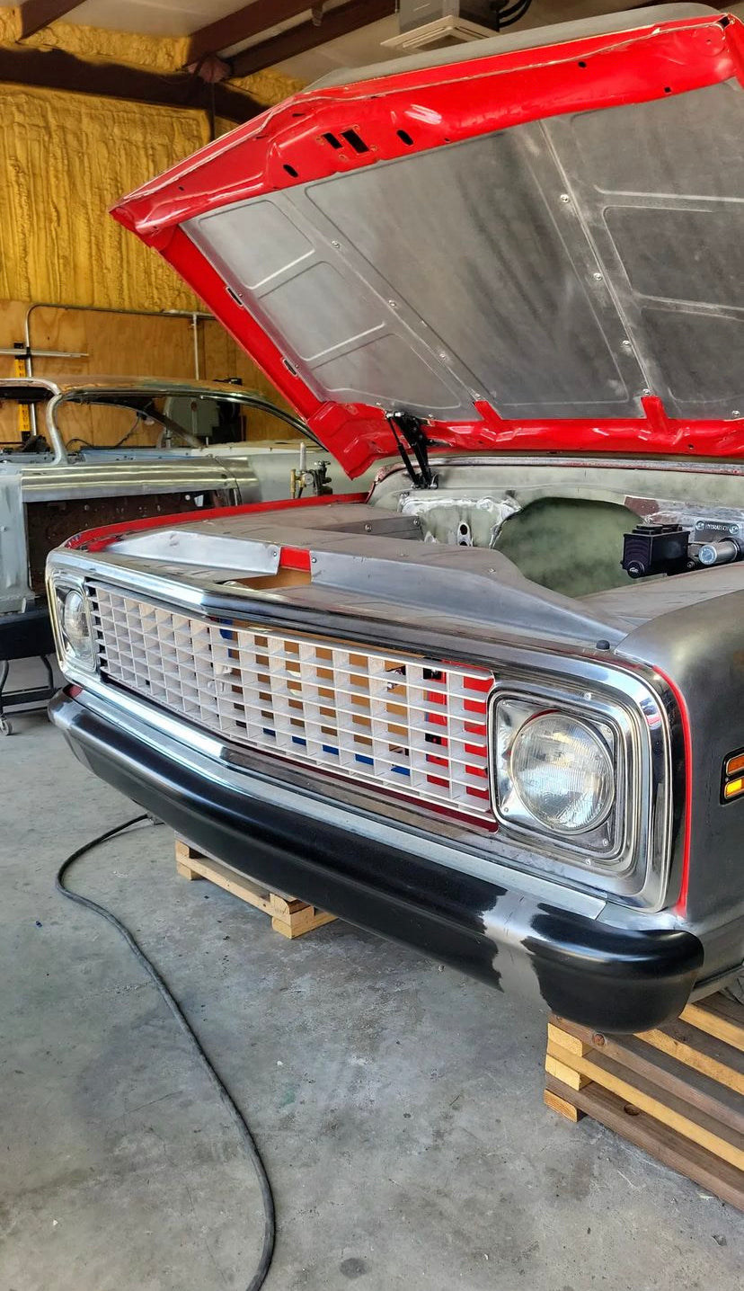 Grille AF (Aluminum Fabricated) 1971-72 Chevrolet Truck | Engineered Vintage | Custom Grilles for Classic Trucks