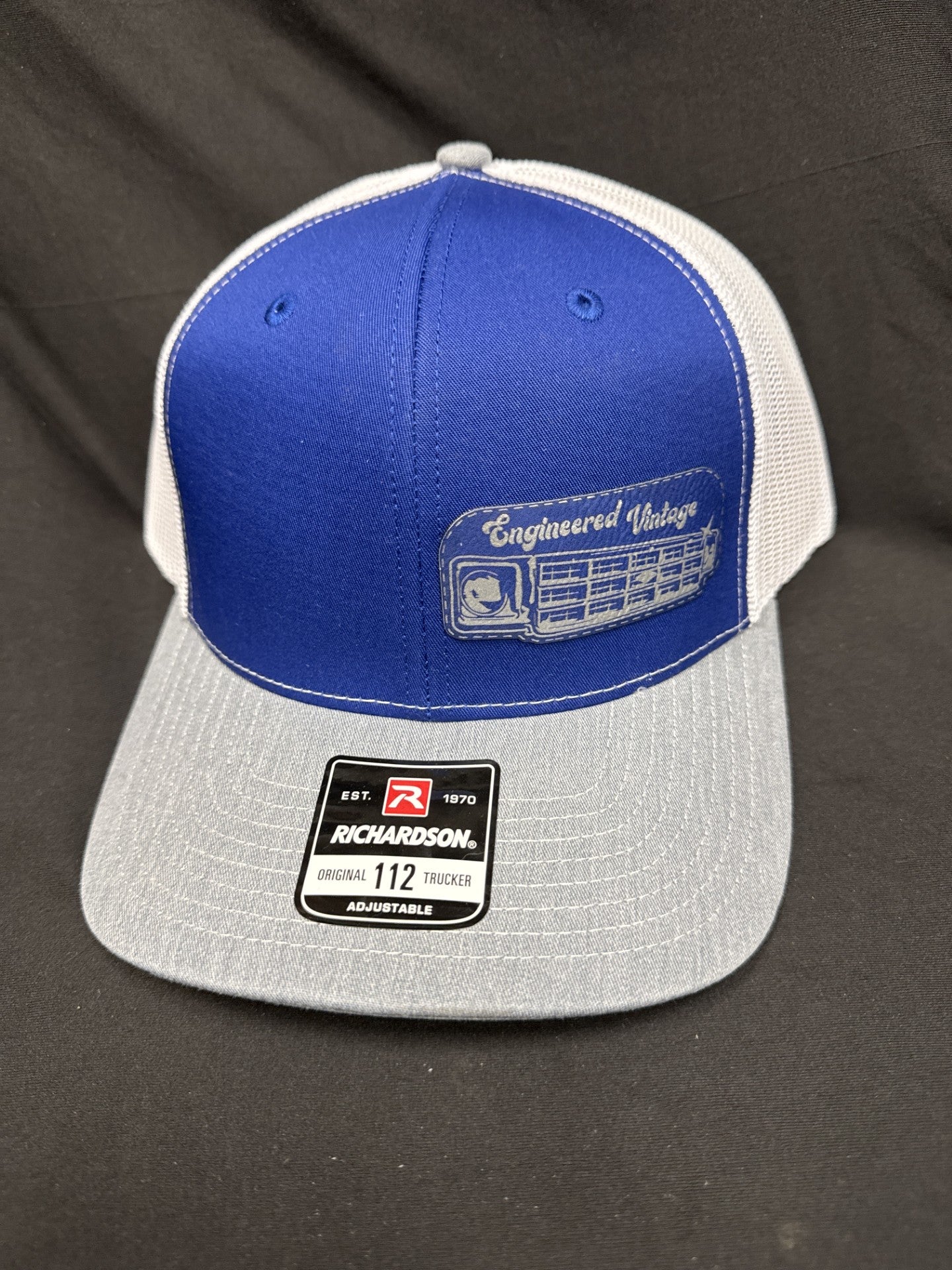 Engineered Vintage Leather Patch Square Body Hat