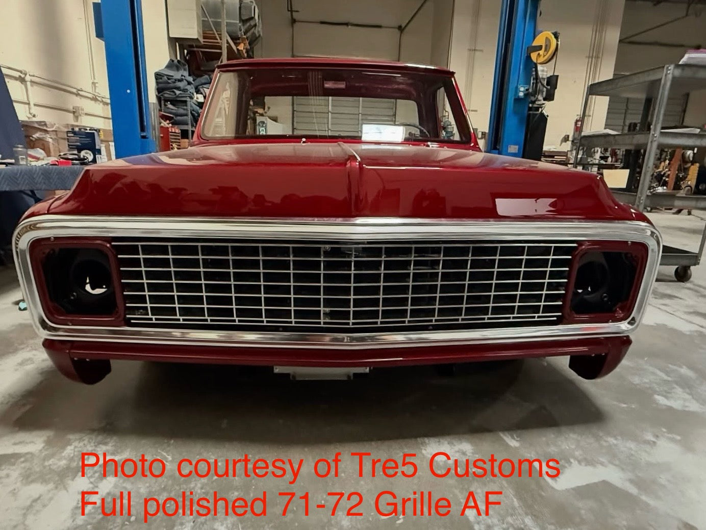 Grille AF (Aluminum Fabricated) 1971-72 Chevrolet Truck Inner Grille