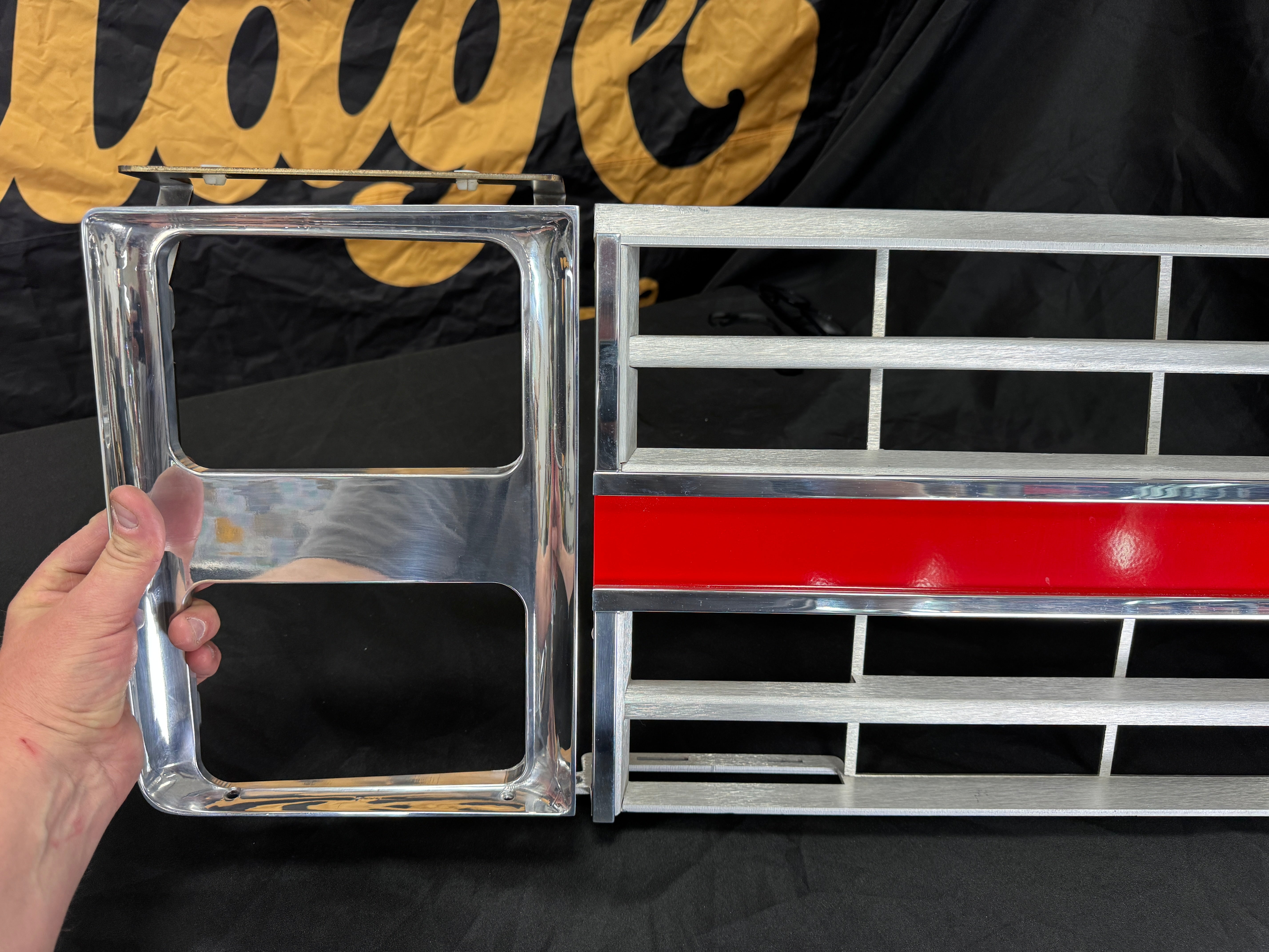 Billet Aluminum Headlight Bezels 1985-87 Chevrolet Truck