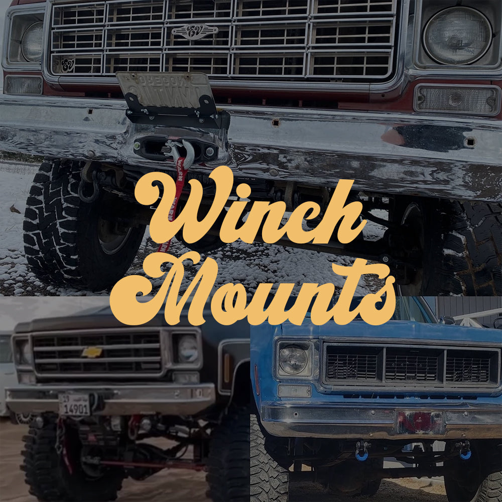 Engineered Vintage | Vintage Custom Winch Mounts, Heavy-Duty Winch Mounts for Antique Trucks